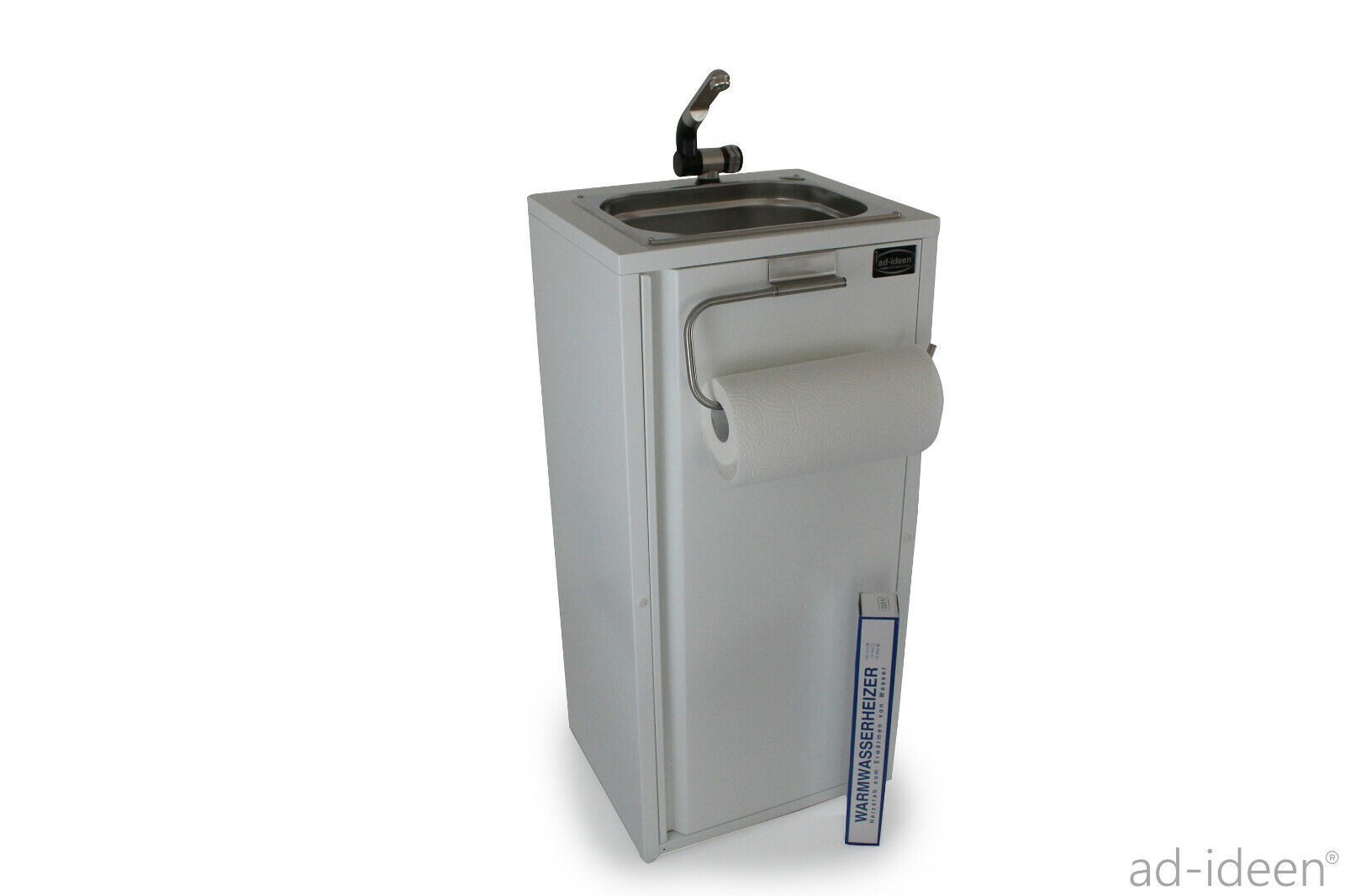 ad-ideen Waschbecken Mobiles Handwaschbecken Warmwasser Verkaufsstand Imbiss Wochenm. V2