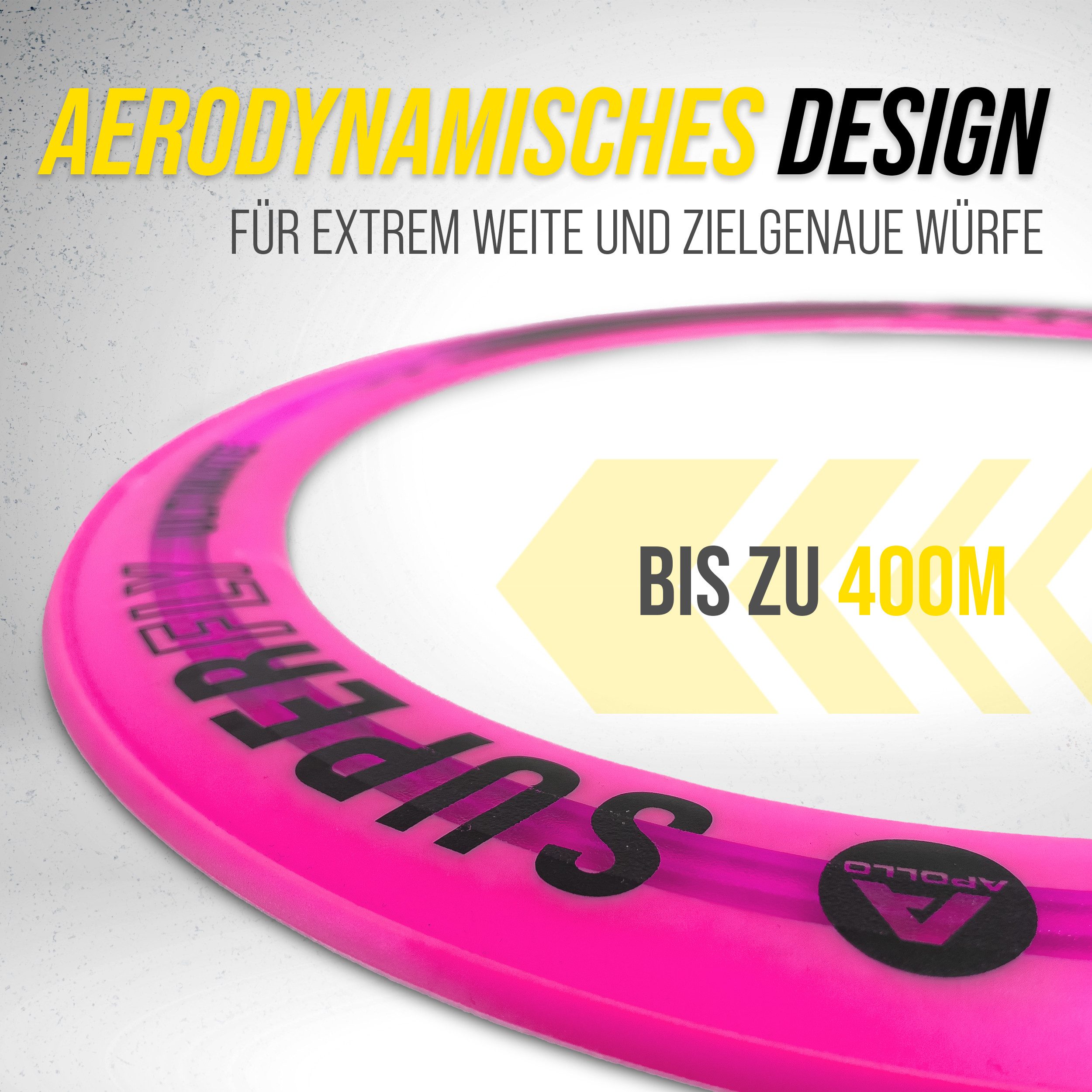 Apollo Spielzeug-Gartenset Superfly Wurfring - Aerodynamische Flugscheibe f günstig online kaufen