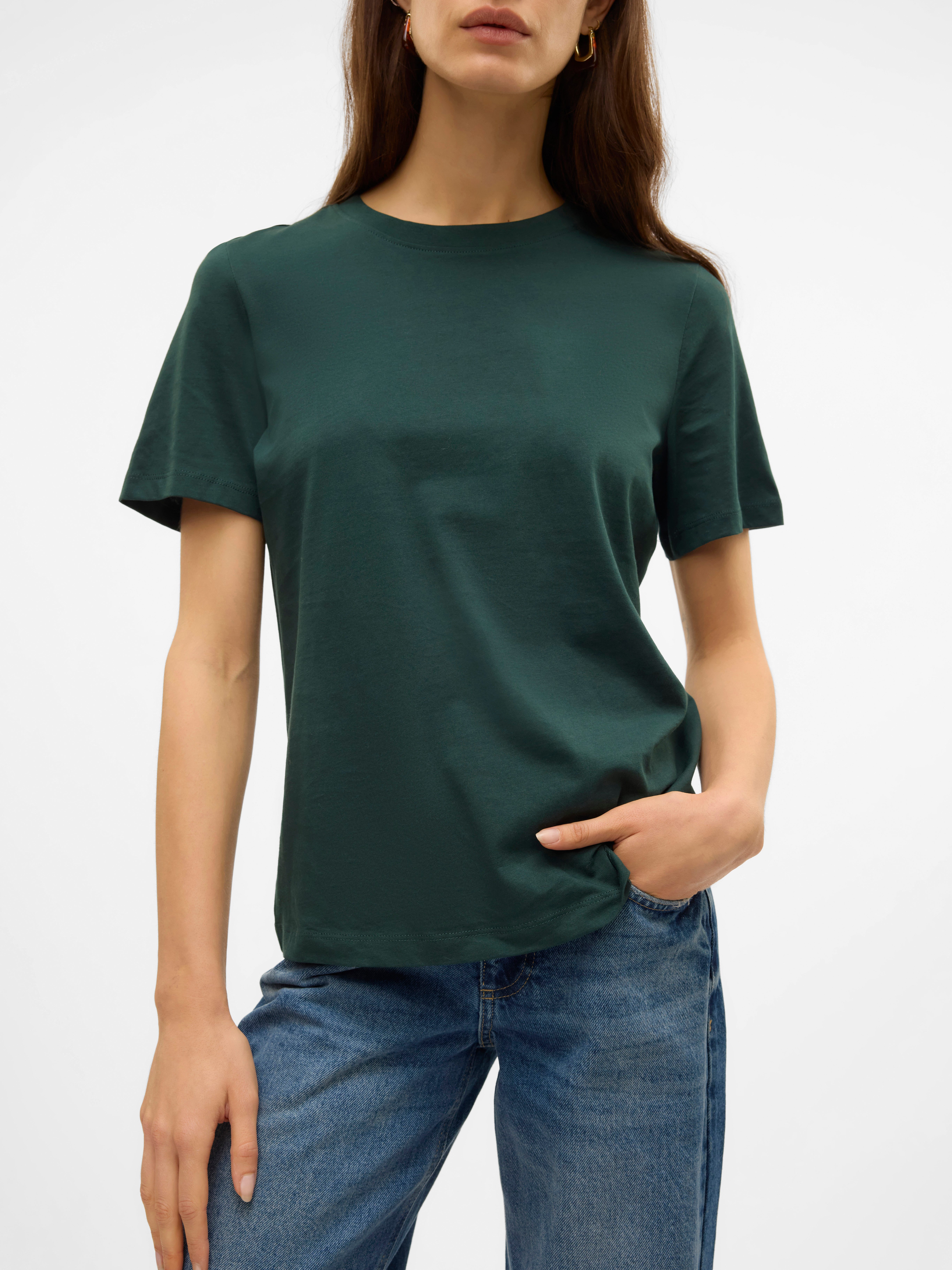 Vero Moda Kurzarmshirt VMPAULINA SS T-SHIRT günstig online kaufen