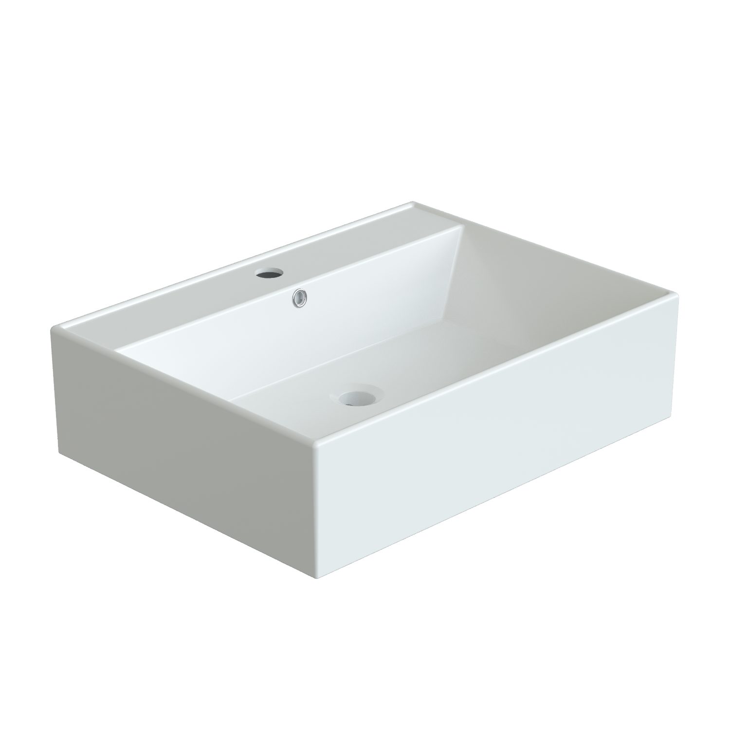AQUABATOS Waschbecken Aufsatzwaschbecken mit/ohne Hahnloch rund günstig online kaufen