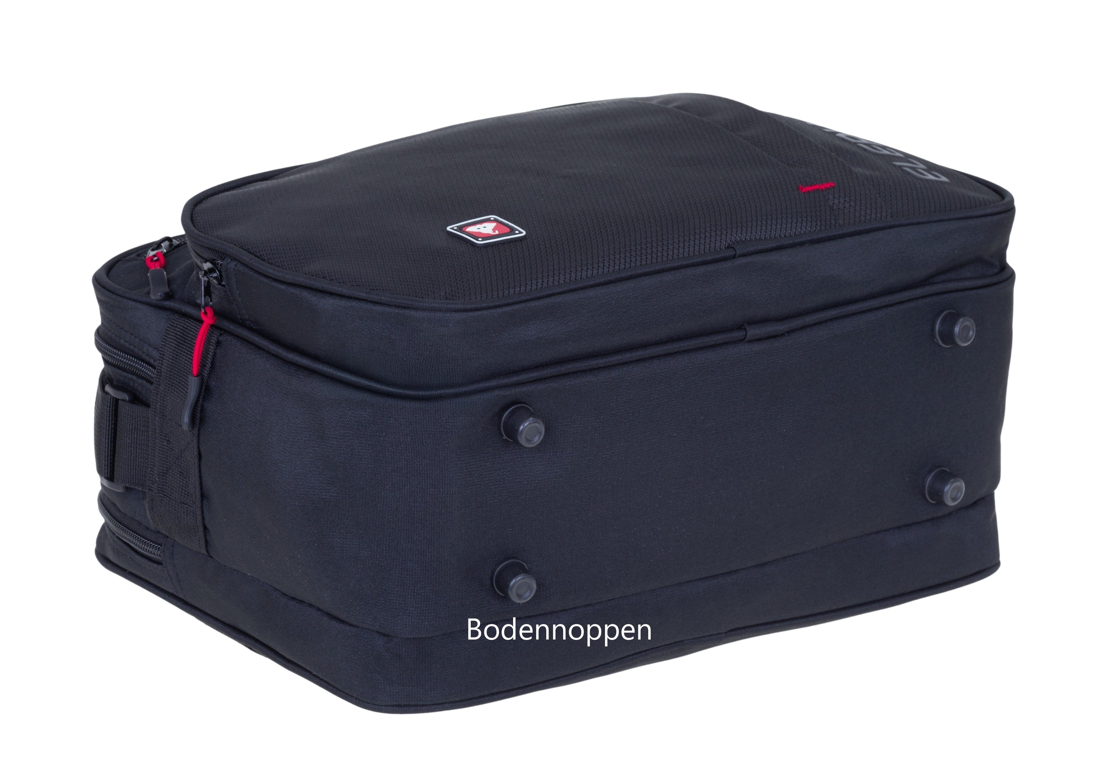 ELEPHANT Flugumhänger Arbeitstasche Bürotasche Handgepäck Freizeit Querformat, Flugbegleiter Umhängetasche Arbeit Reisetasche Tasche Dark 3625 + Etui