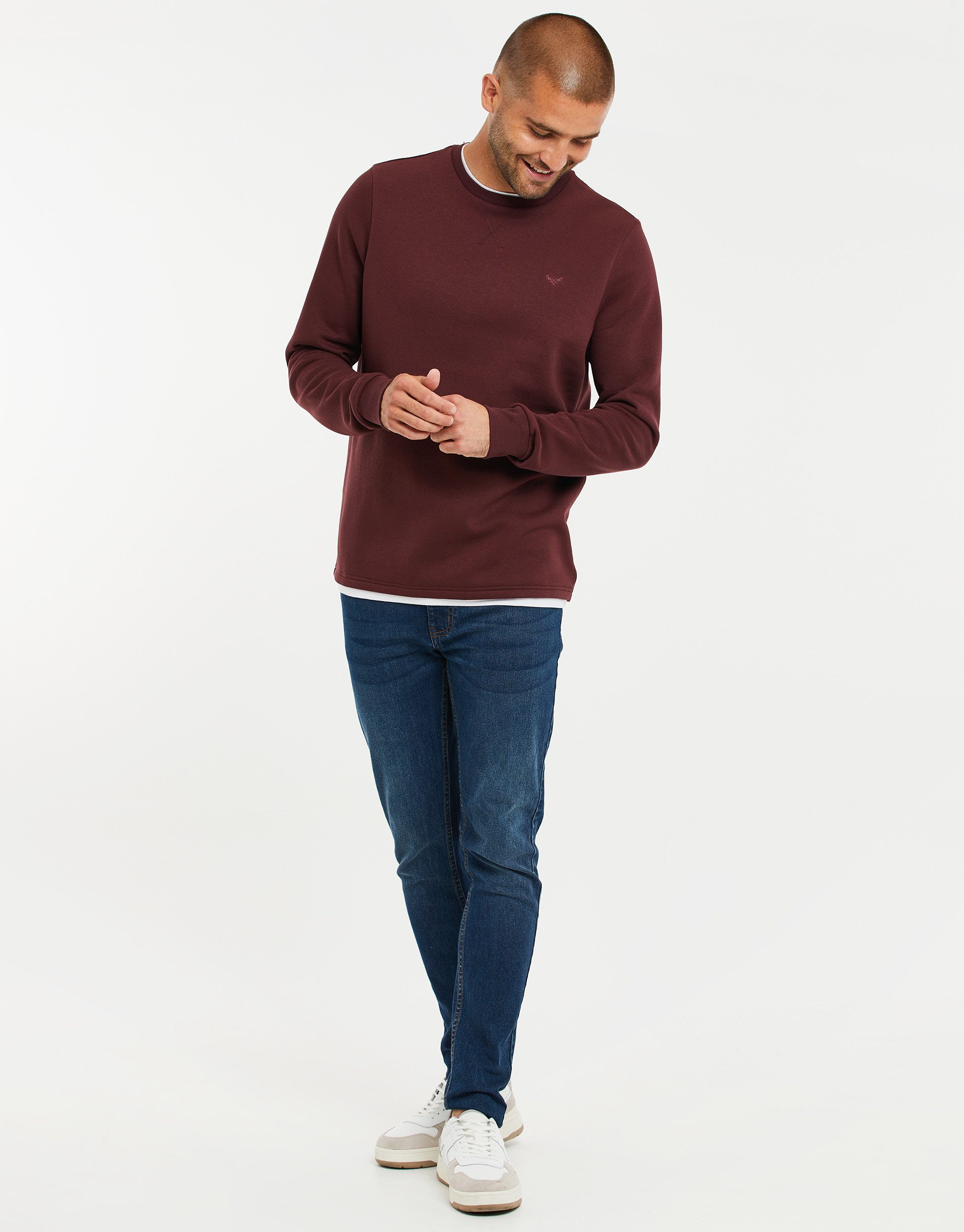 Threadbare Sweatshirt THB Fleece Crew Kisele günstig online kaufen