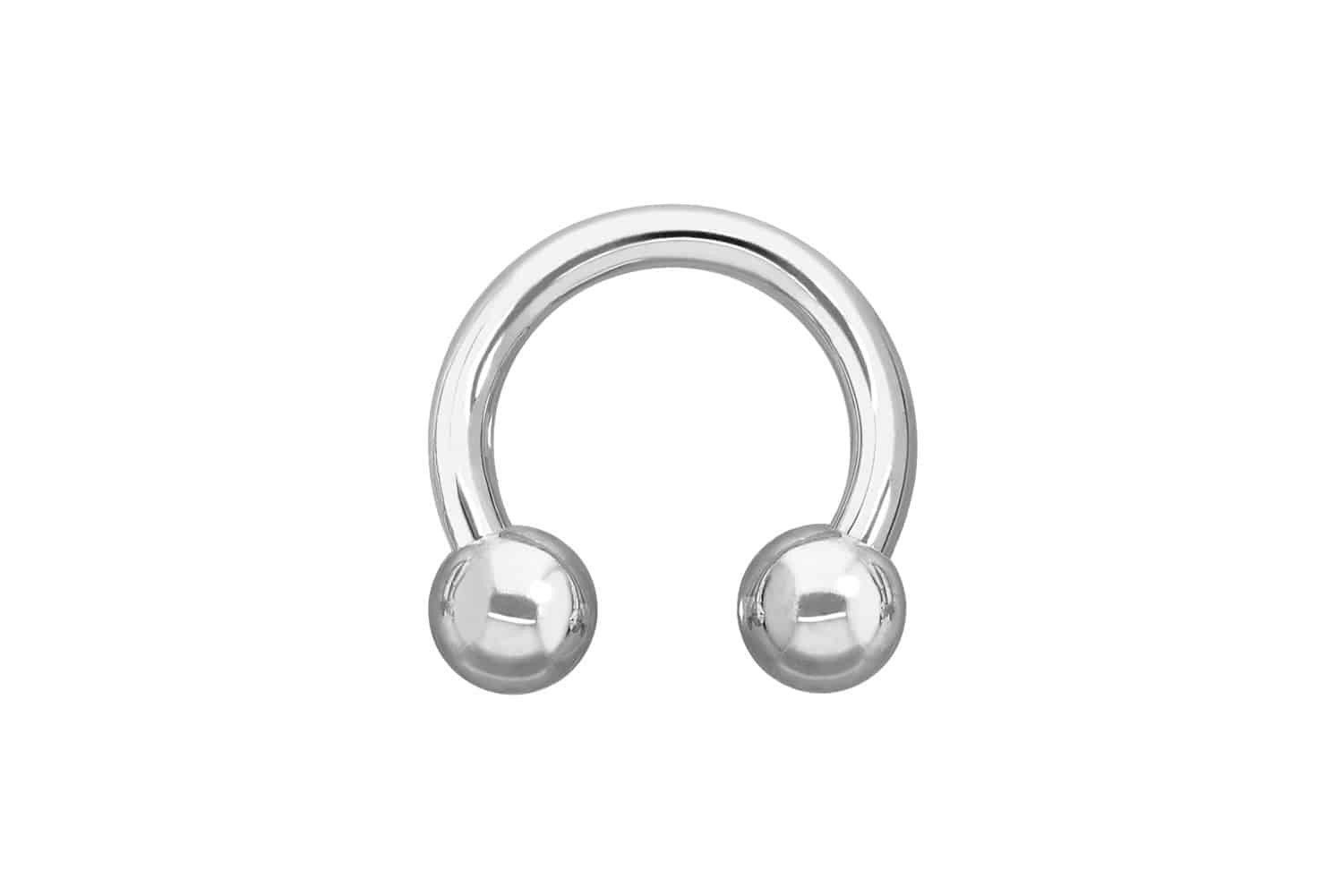 Nasenpiercing 14/18 Karat Gold Hufeisenring