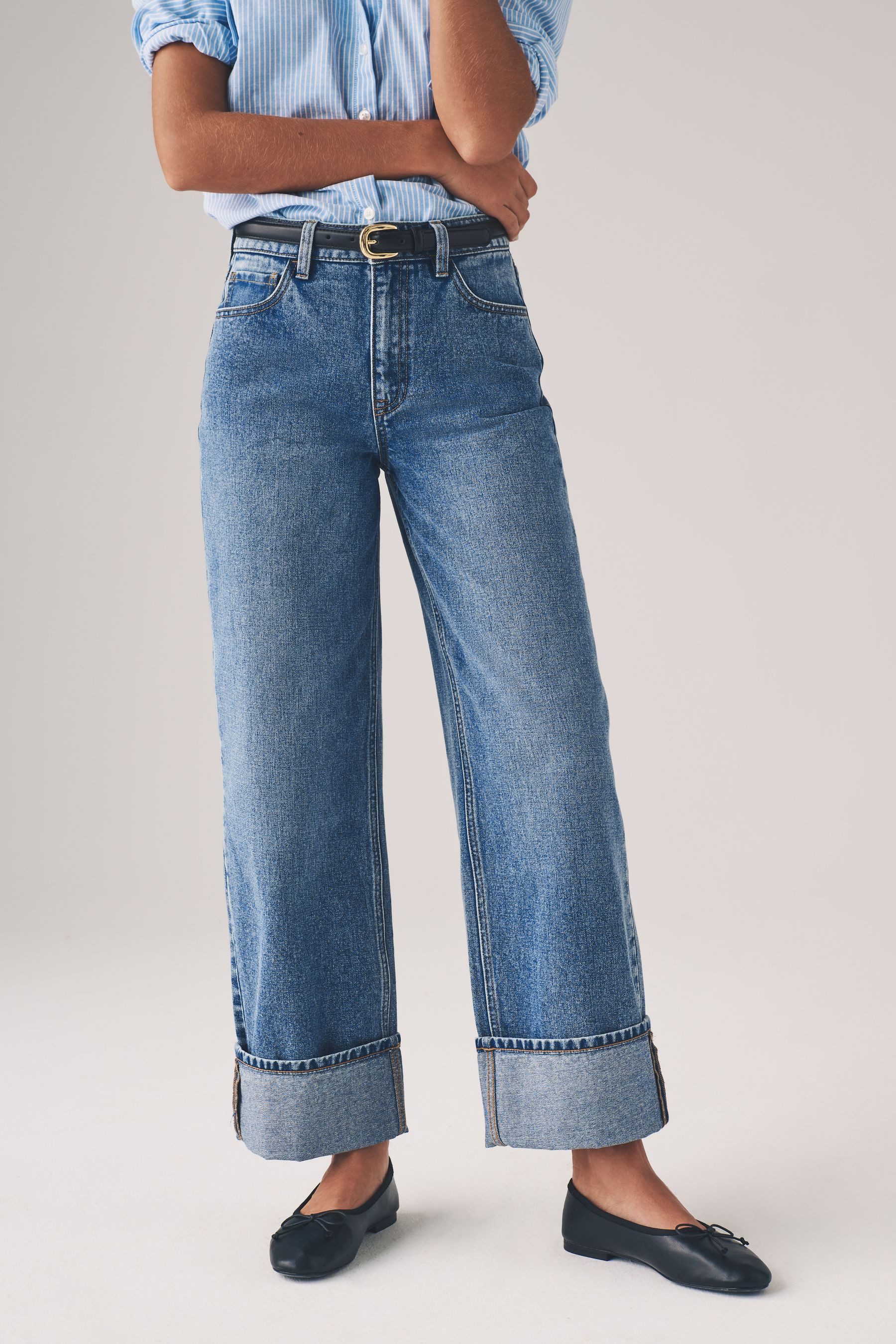 The Set Weite Jeans The Set Jeans mit weitem Bein, 2er-Pack (2-tlg)