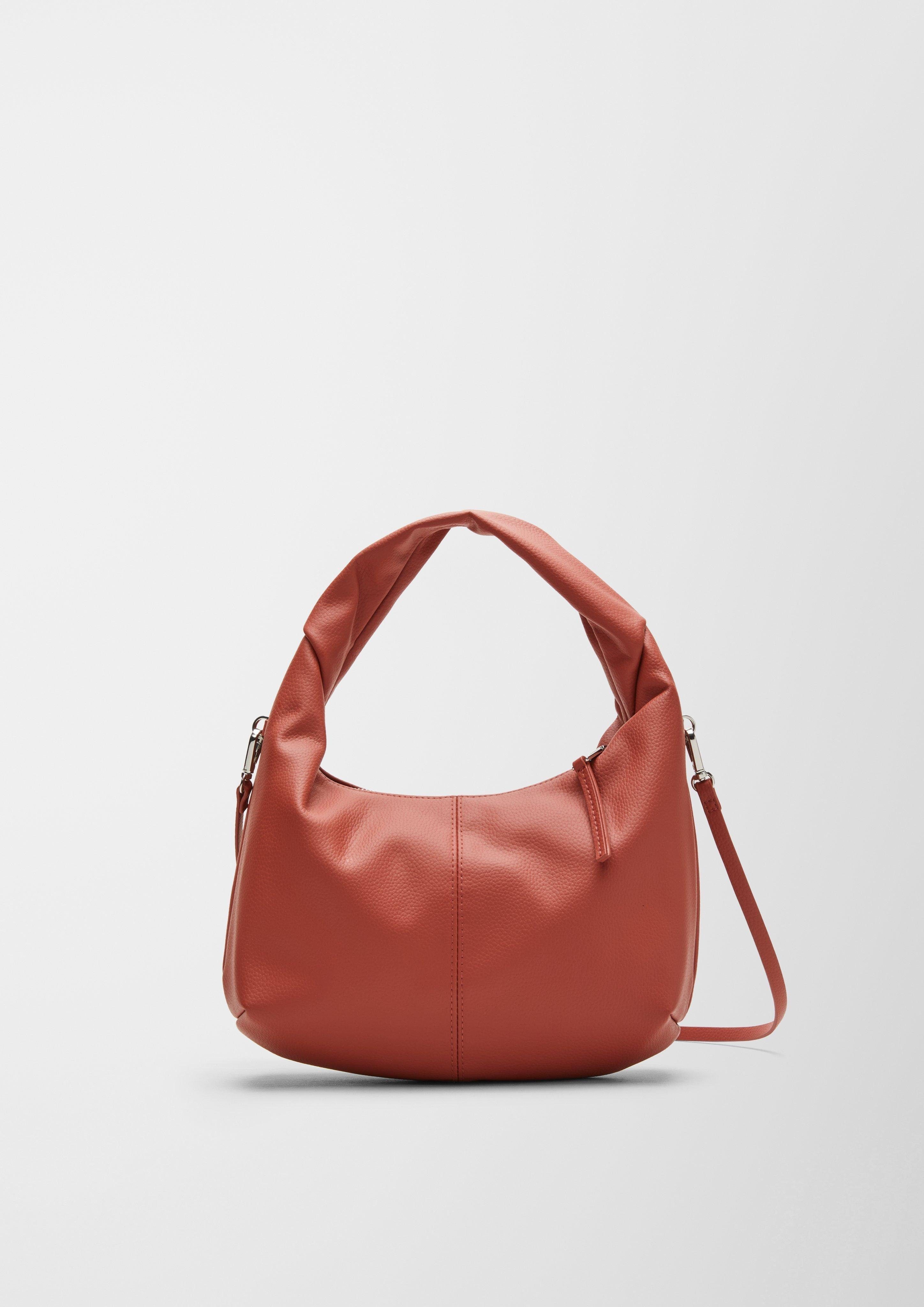 s.Oliver Tragetasche Shoulder Bag aus Lederimitat dunkelorange