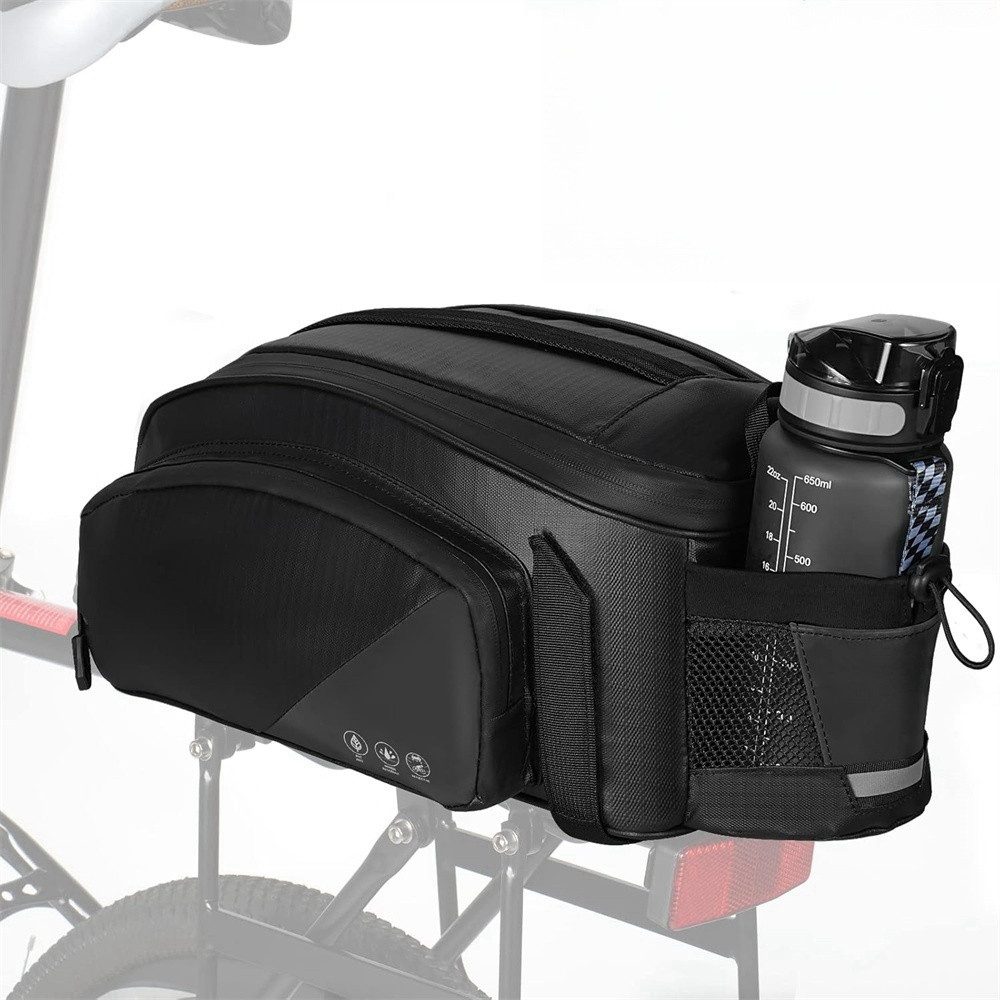 PFCTART Fahrradtasche 11L Gepäckträgertasche wasserdichte reflektierende Fahrradtasche (Fahrrad-Gepäckträgertasche), Multifunktionale 3-in-1-Gepäckträgertasche