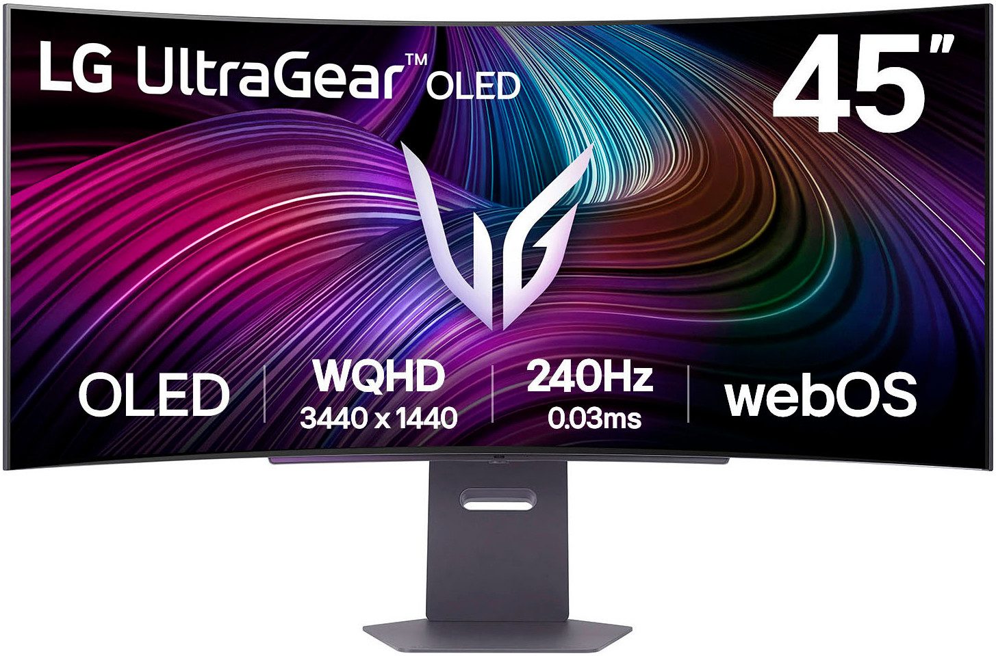 LG 45GX90SA Curved-Gaming-OLED-Monitor (113 cm/45 ", 3440 x 1440 px, UWQHD, 0,03 ms Reaktionszeit, 240 Hz, OLED)
