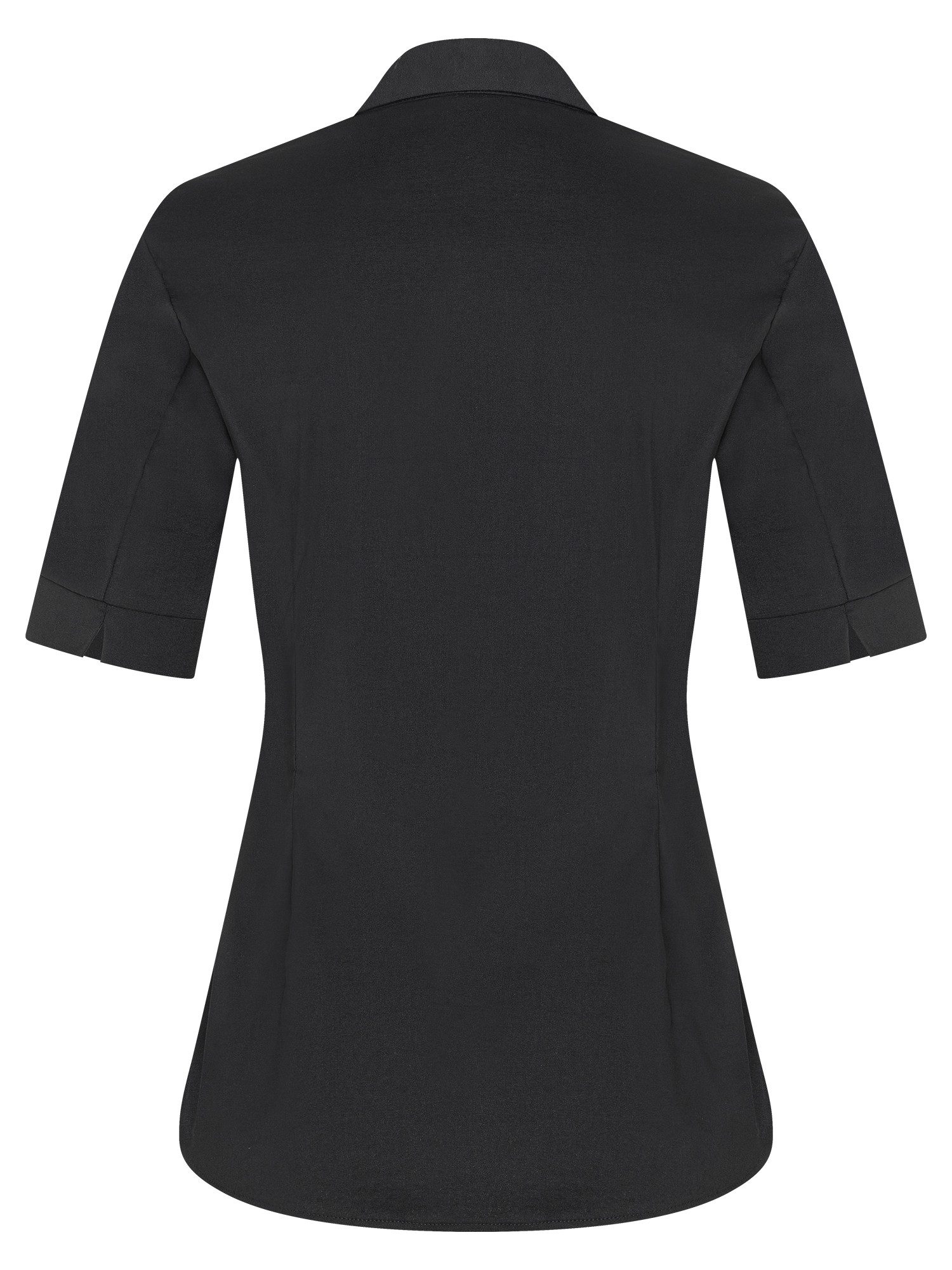 MORE&MORE Kurzarmbluse Baumwollstretchbluse