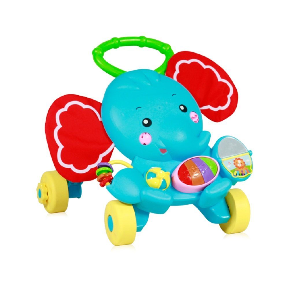 Lorelli Lauflernhilfe Laufwagen, Lauflernhilfe Elefant, Laufhilfe Spielcenter Licht Greifringe Musiktasten