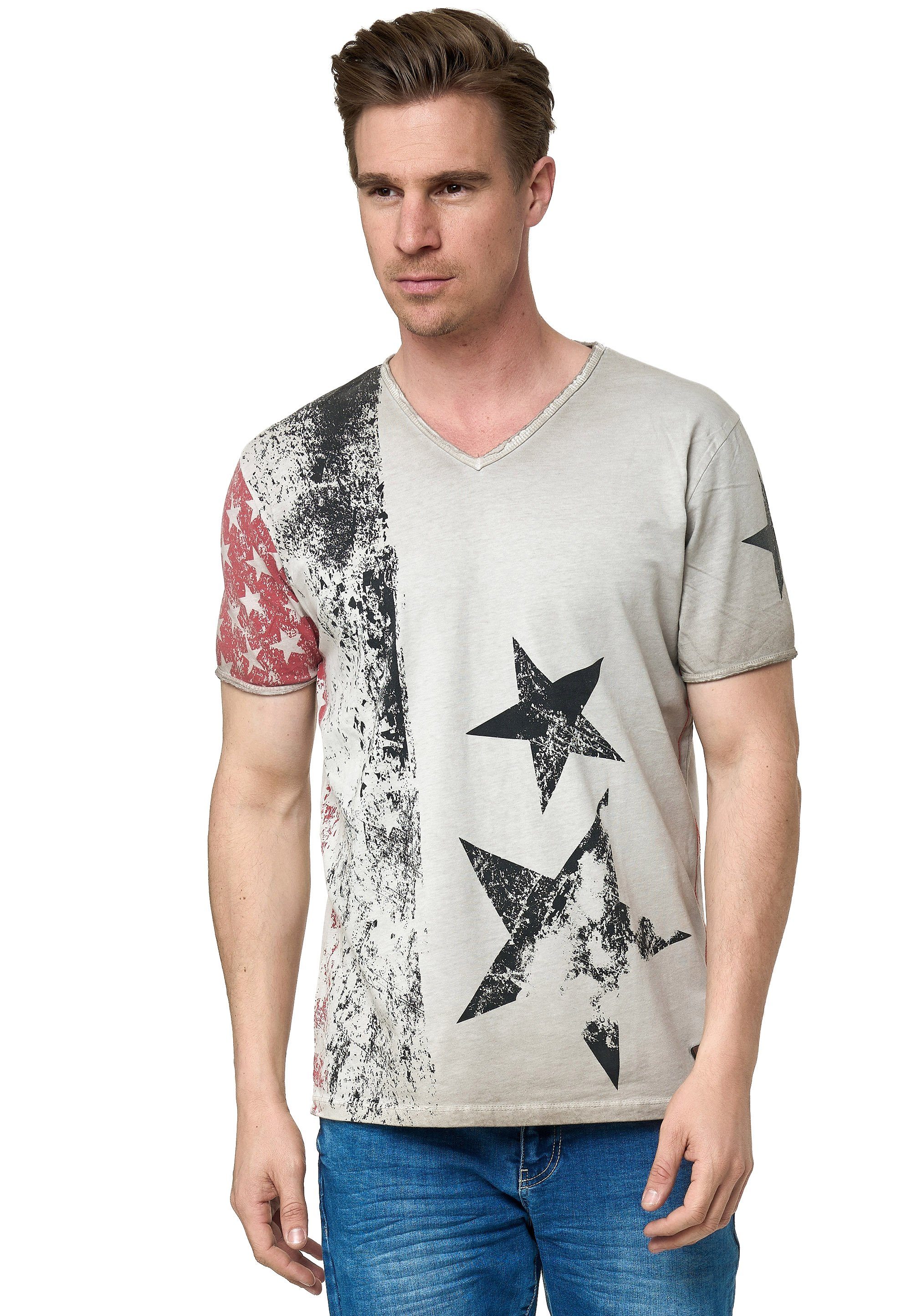 Rusty Neal T-Shirt, im verwaschenen Look günstig online kaufen