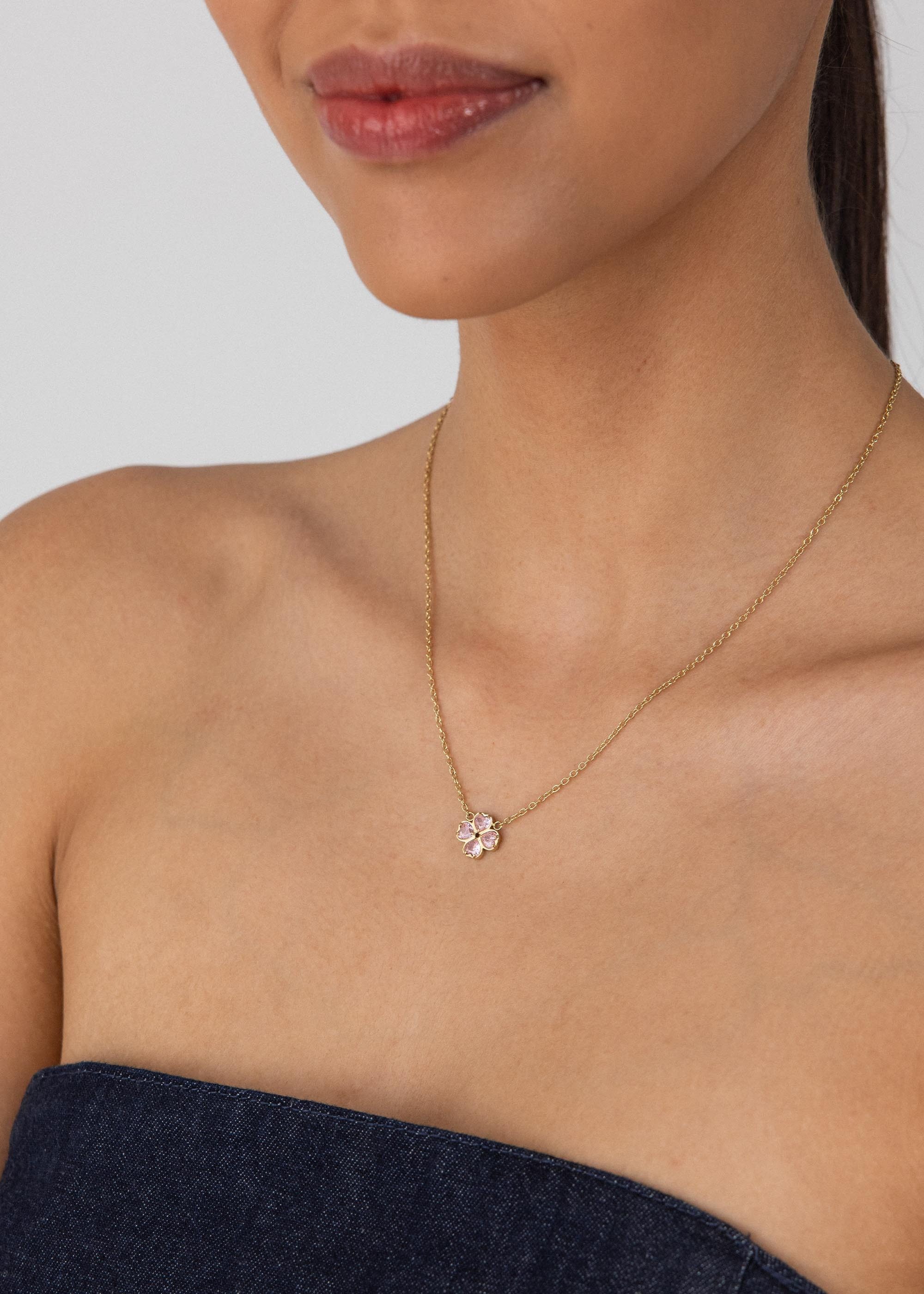 Purelei Kette mit Anhänger Cuore Rosé (Kette)