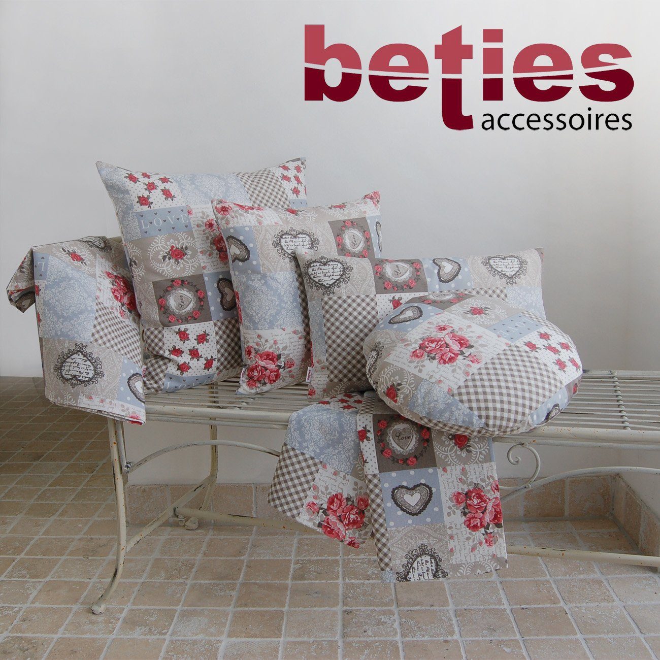 beties Kissenbezug Dorfkinder, Kissenhülle ca. 30x50 cm Dekokissen (taupe-r günstig online kaufen