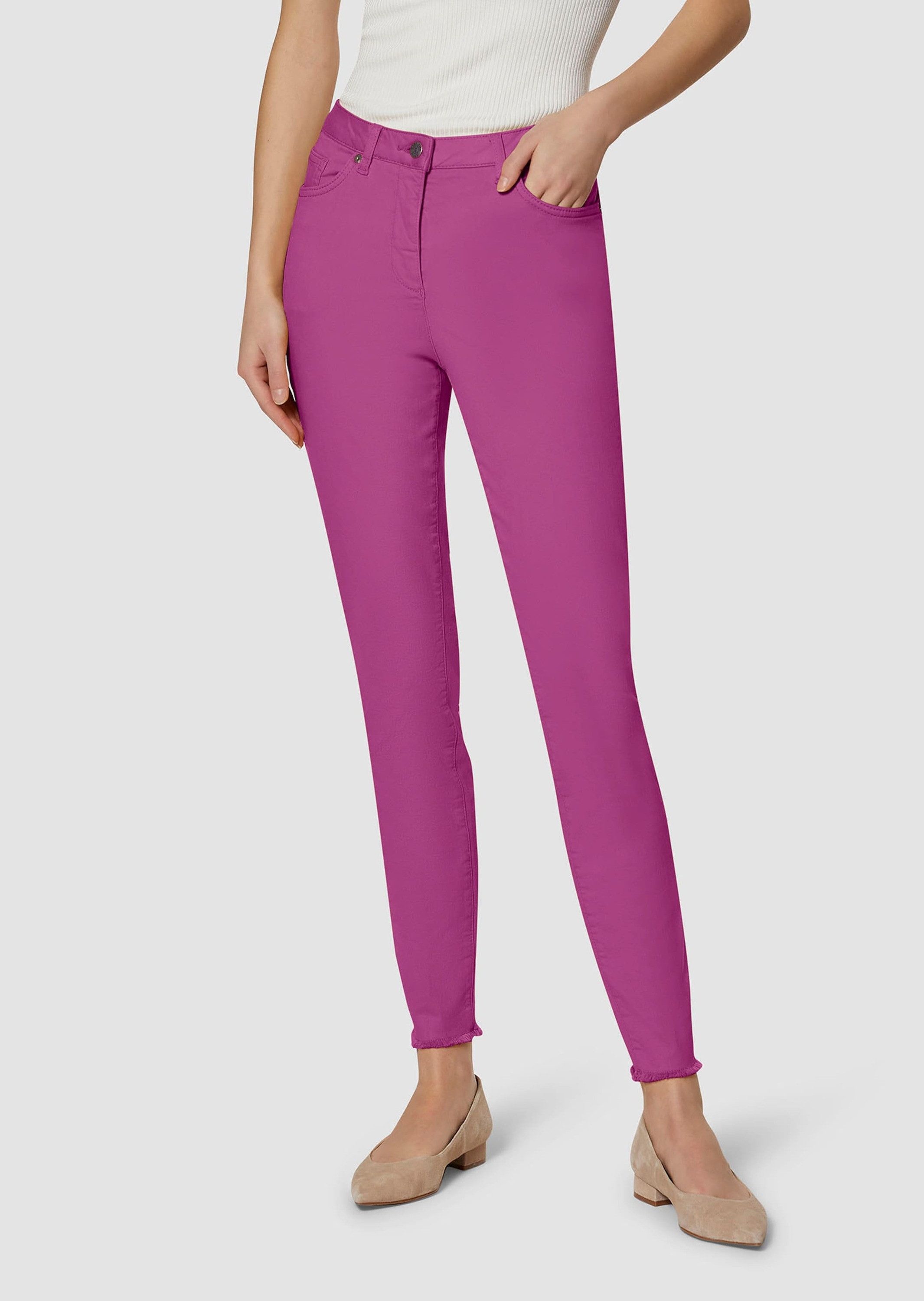 MADELEINE Gerade Jeans Mid Waist Skinny-Hose günstig online kaufen