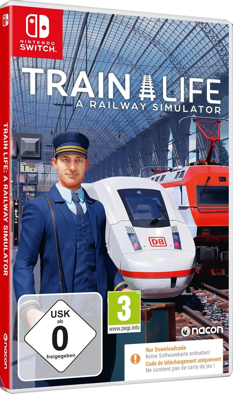 Train Life - Zug-Eisenbahn Simulator -Railway Abenteuer -Switch- Code (Code in a Box), Nintendo Switch