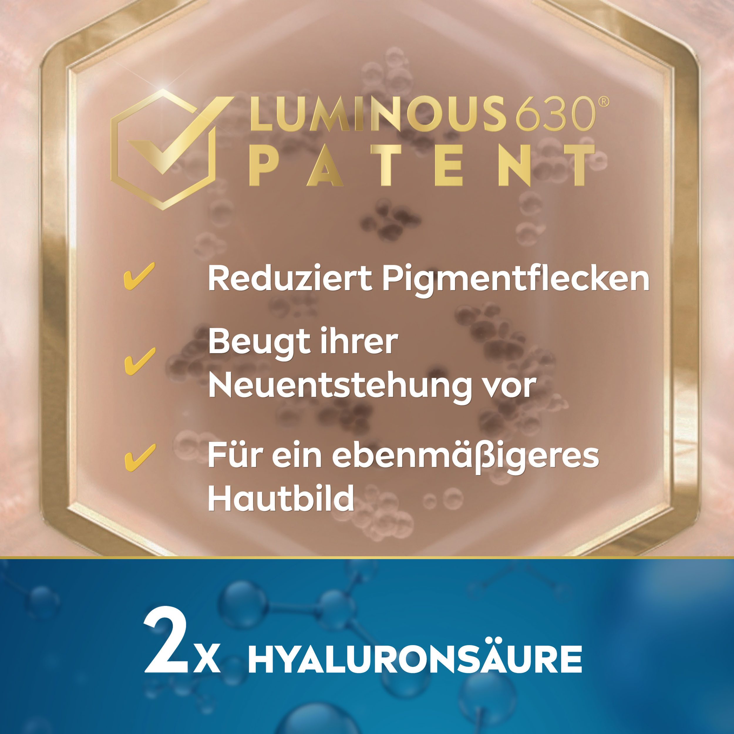 Nivea Gesichtsserum LUMINOUS630 ANTI-PIGMENTFLECKEN Intensiv-Serum, Mit Thiamidol und Hyaluronsäure, auch für sensible Haut geeignet.