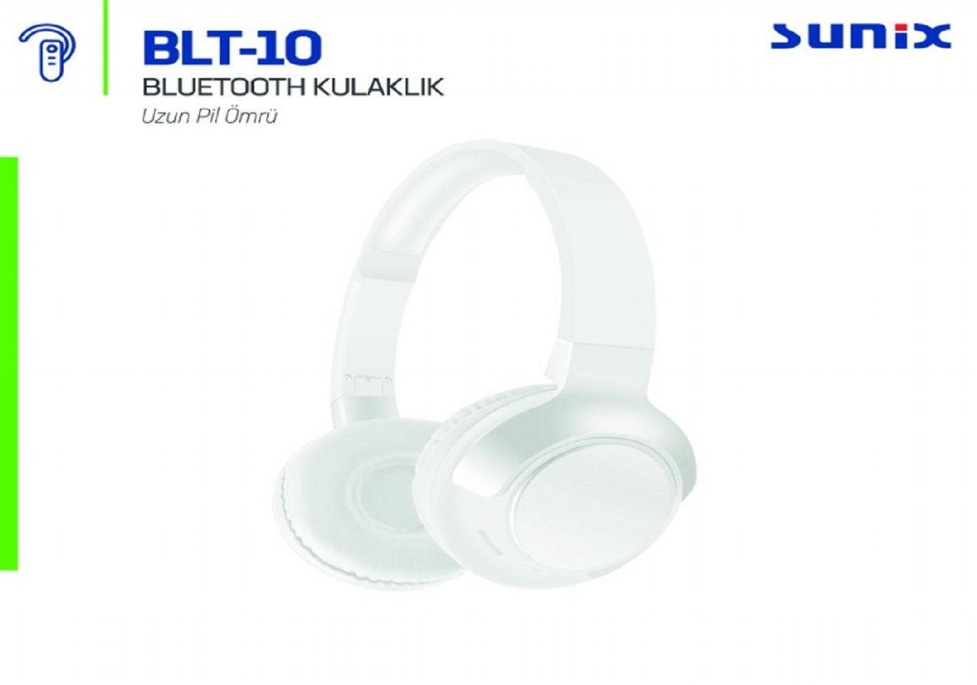 Eingebautes Bluetooth Mikrofon Bluetooth-Kopfhörer Sunix On-Ear-Kopfhörer Sunix kabellos