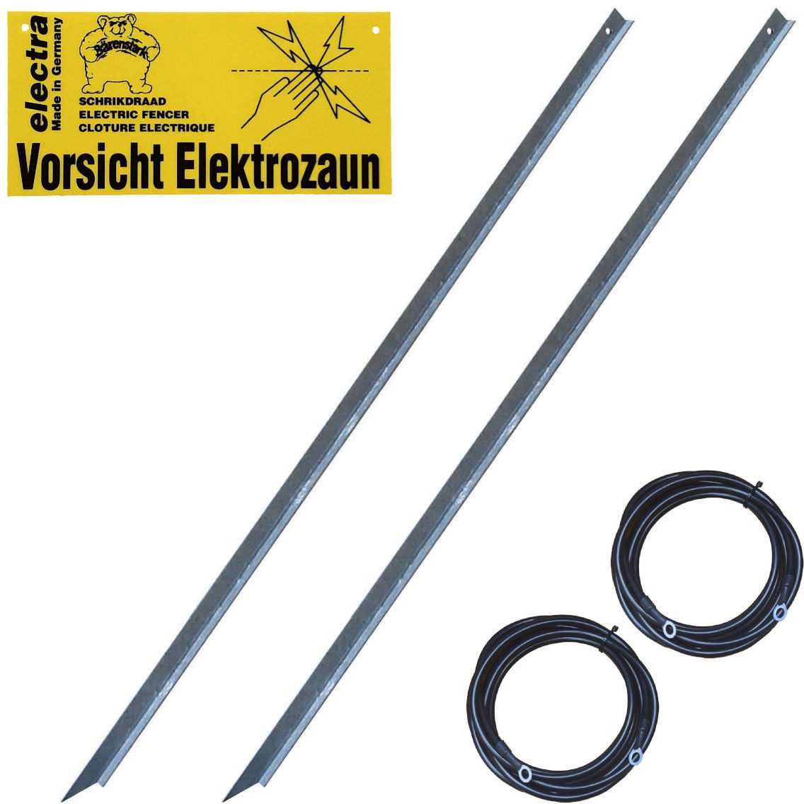 Weidenzaun Electra Erdungs-Set Basic, 2er Set, für sicheren Hüteschutz
