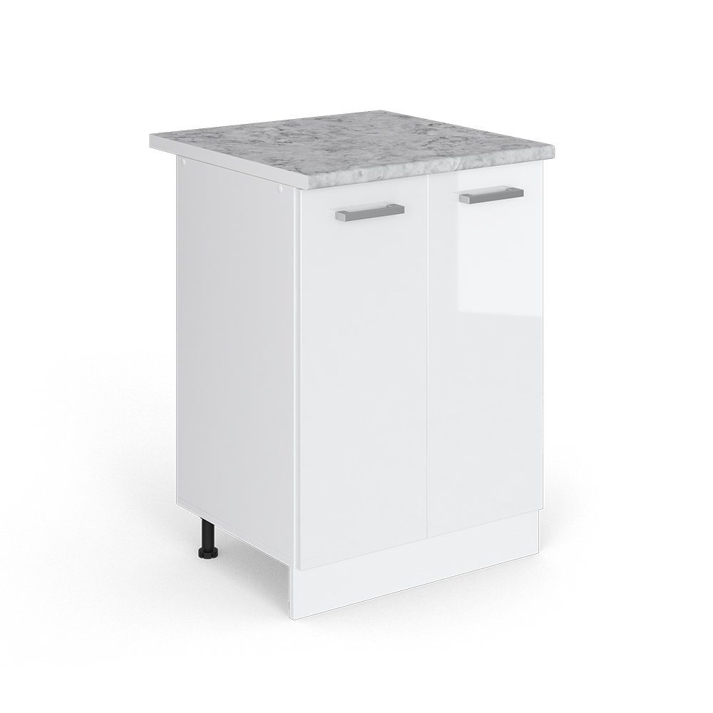 Vicco Unterschrank R-Line, Weiß Hochglanz/Weiß, 60 günstig online kaufen