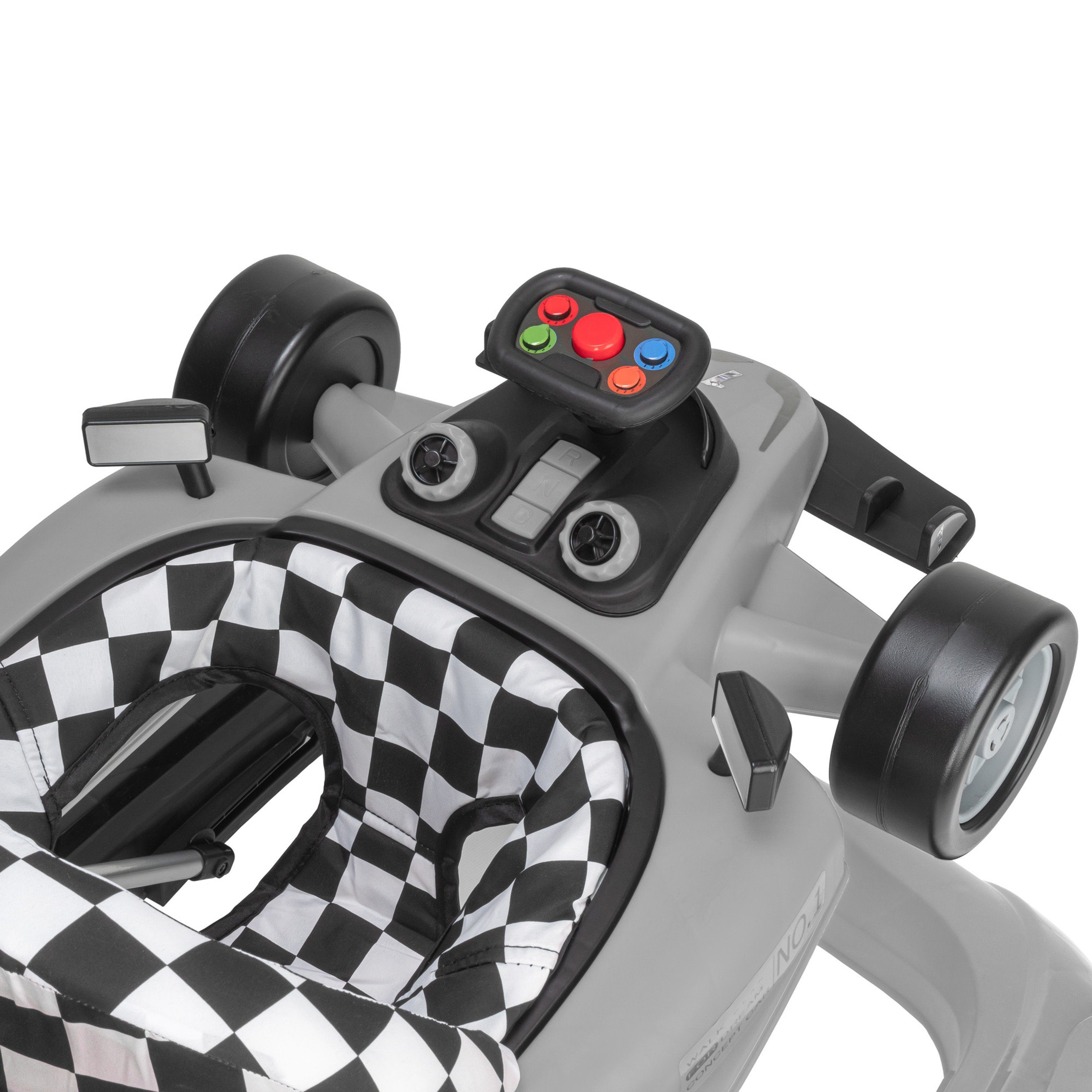 Soundeffekten Laufwagen Babywalker Abnehmbarer Lauflernwagen Little - Grau, mit ib style Lauflernhilfe Speedster