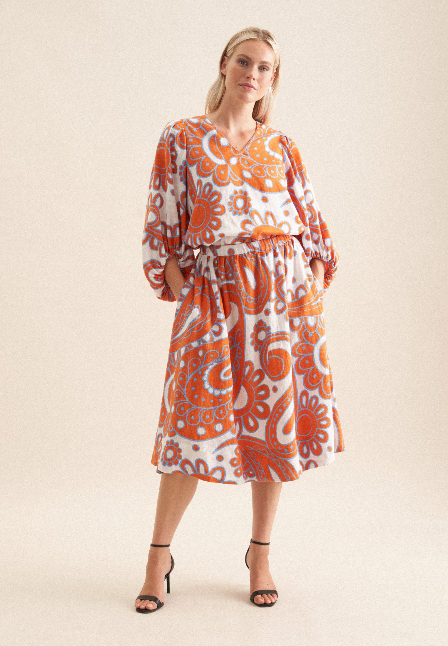 seidensticker Midirock Schwarze Rose