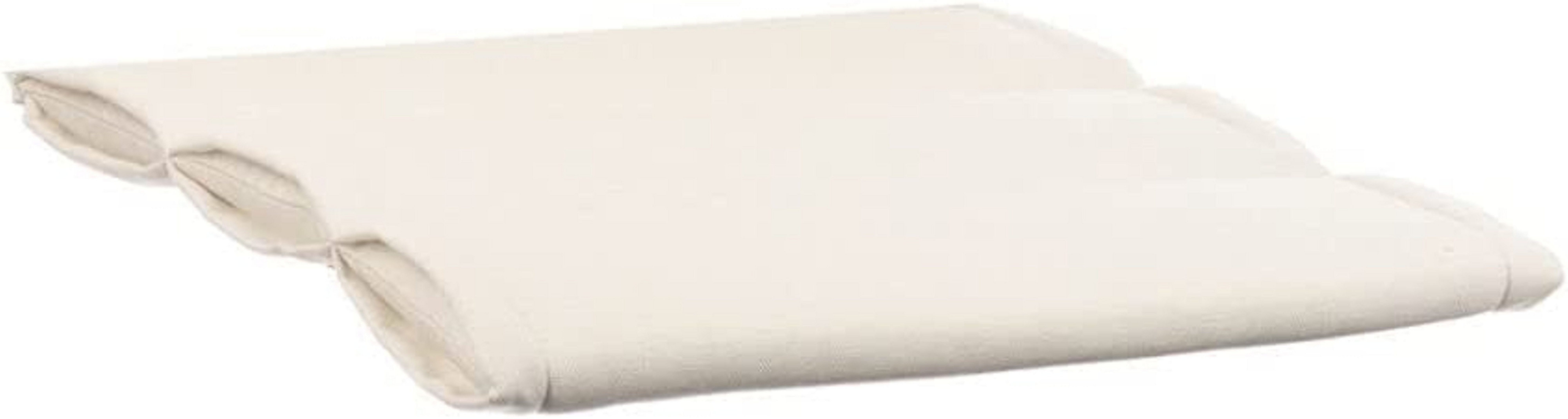 KETTtex EXKLUSIV Polsterauflage KTH 1 - creme - Polsterauflagen für Gartenstühle, mehrfach quergesteppt, Überschlag mit Klettband