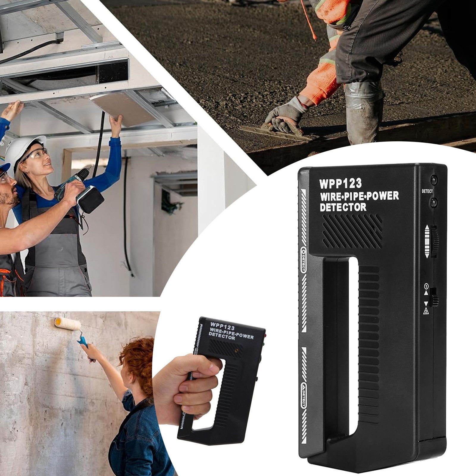 REDOM Leitungsortungsgerät Wandscanner kompakt Wanddetektor Leitungssucher, günstig online kaufen