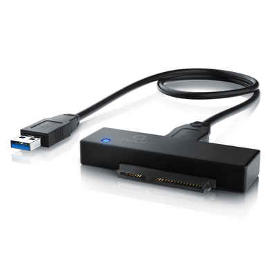 Aplic Computer-Adapter zu SATA 3.0 / 6GB, USB 3.0 Typ A, USB 3.0 zu SATA Konverter Kabel inkl. Netzteil - SATA 1/2/3 Festplatten & Laufwerke - UASP