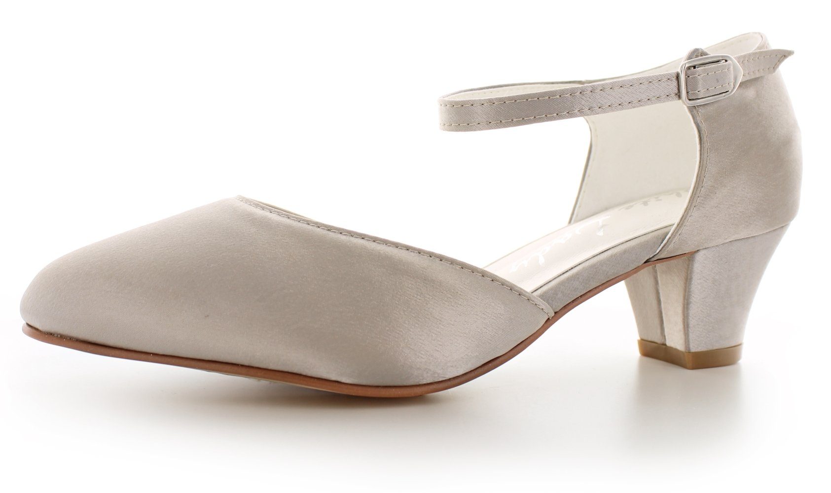 850 Satin - weite Pumps Slingpumps