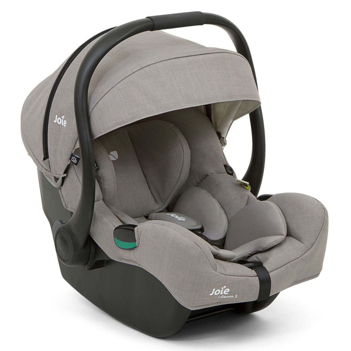Joie Babyschale i-Gemm 3 i-Size - Pebble, Baby Autositz ab Geburt -13 kg (40 cm-85 cm) inkl. Sitzverkleinerer