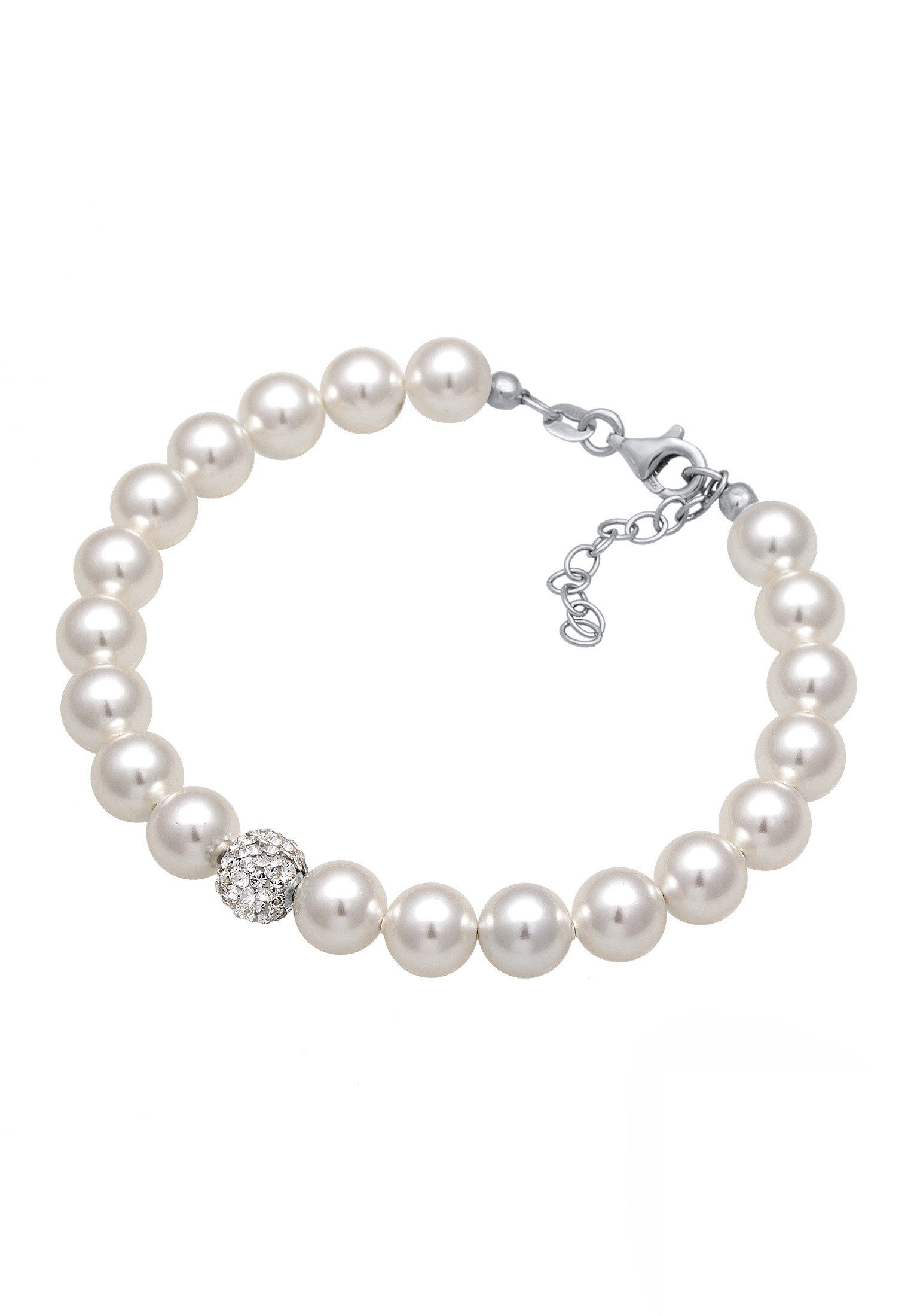 Elli Perlenarmband Imitationsperlen 925 Silber günstig online kaufen