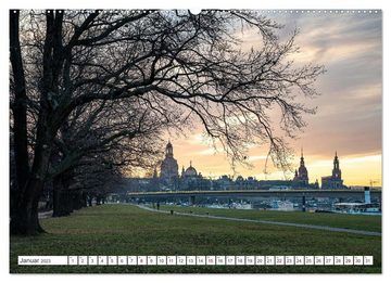 CALVENDO Wandkalender Dresden, Du Schöne. (Premium, hochwertiger DIN A2 Wandkalender 2023, Kunstdruck in Hochglanz)