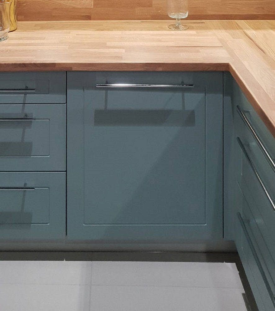 Feldmann-Wohnen Spülenunterschrank PLATINIUM (Unterschrank, Küchenschrank) PN-D1ZE/60 mit Vollauszug - Korpus- und Frontfarbe wählbar