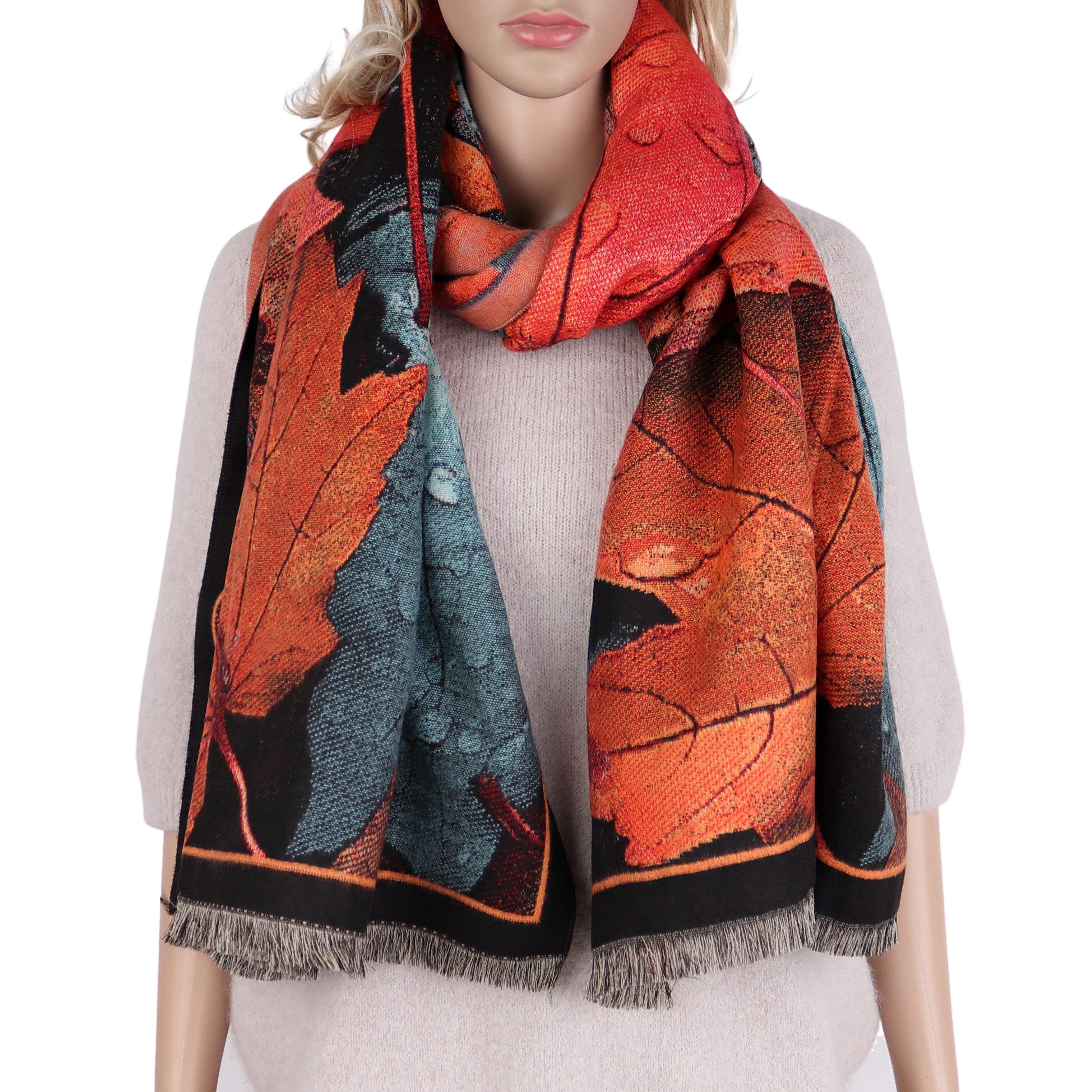 MIRROSI Modeschal weicher und warmer Schal ca.70x180cm, Gemälde Design, (Ne günstig online kaufen