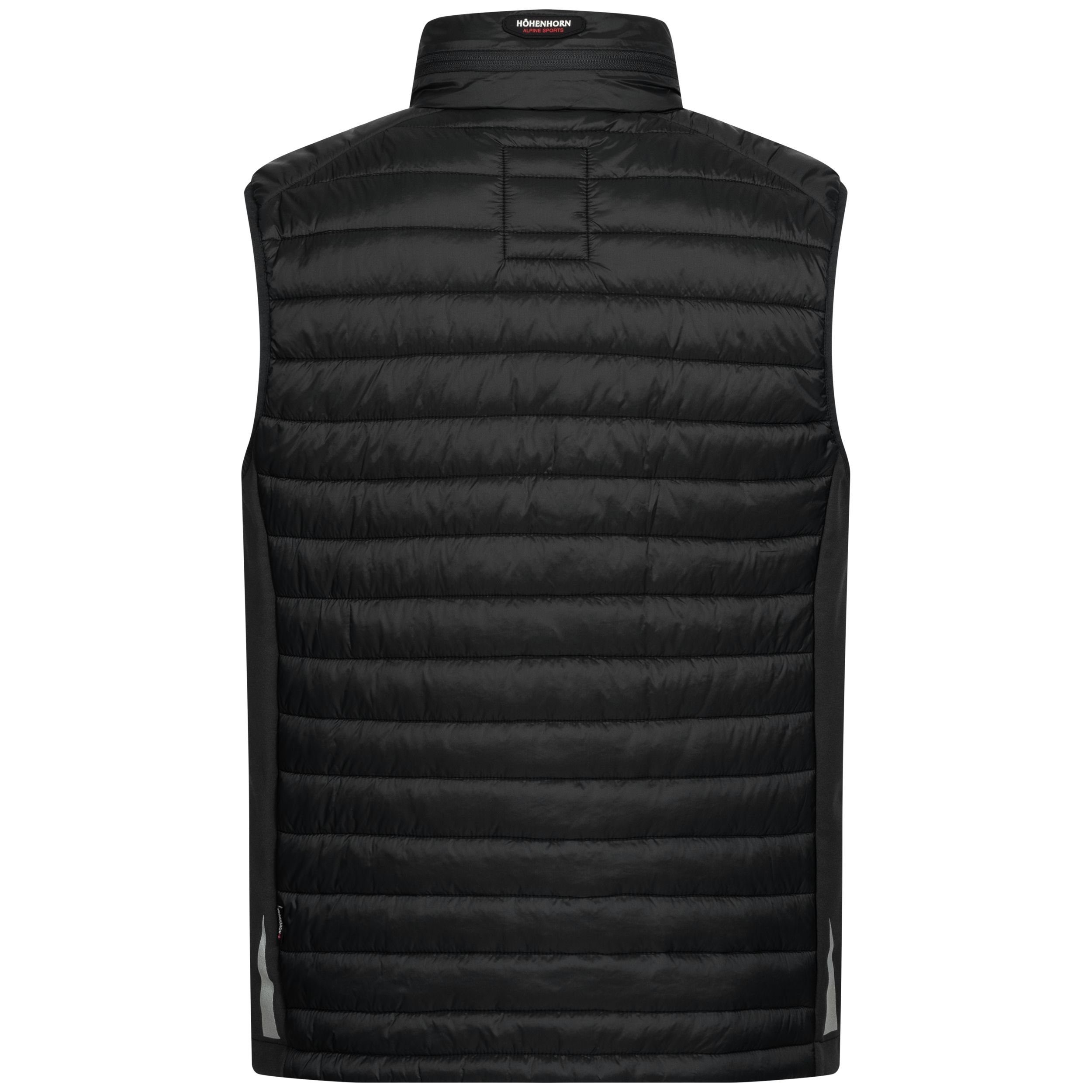 Höhenhorn Steppweste Dolden Herren Weste Hybridjacke für Männer Steppjacke Sportjacke Steppwesten Softshell Kombination – Bild 3 von 5