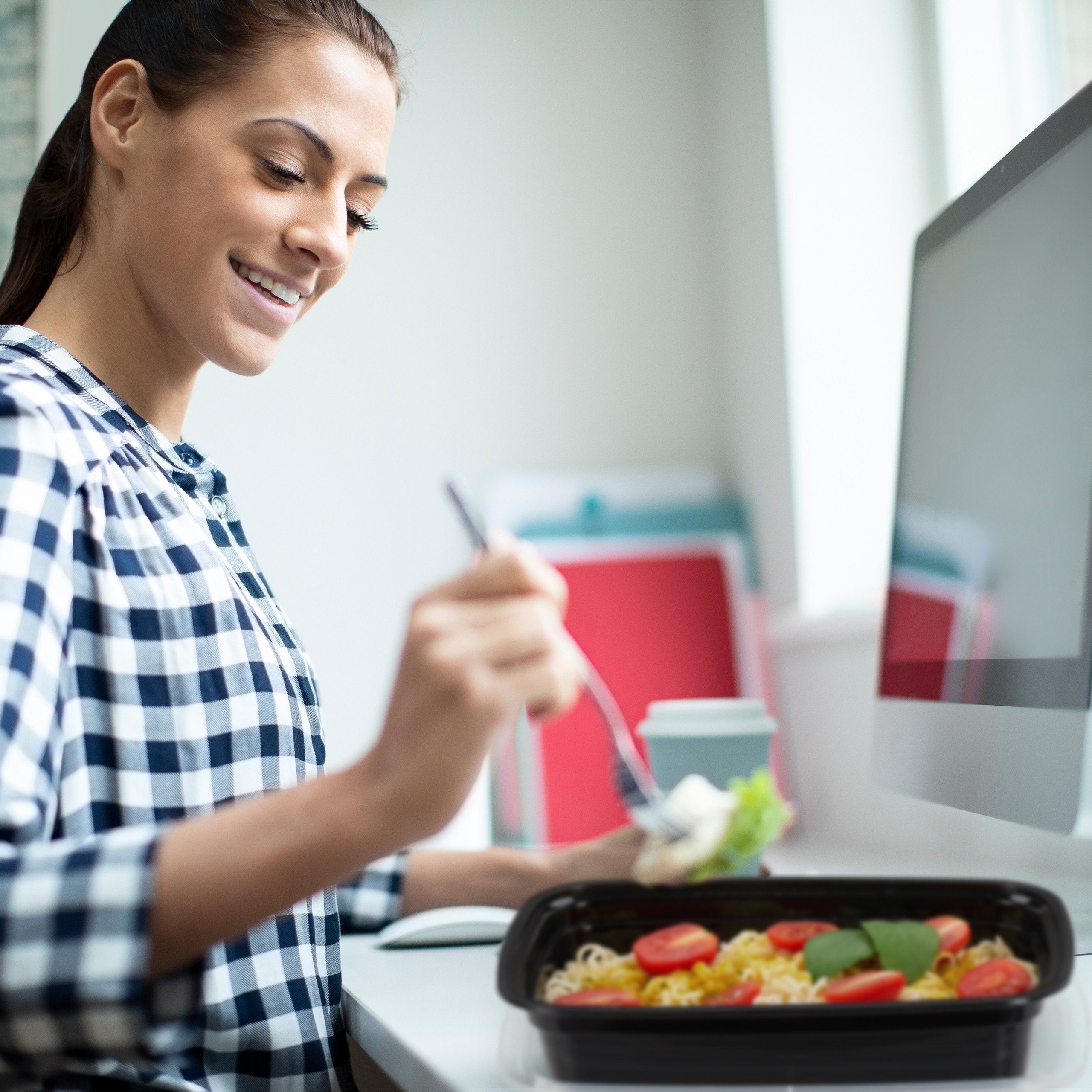 relaxdays Lunchbox 10er Set Meal Prep Boxen 1 Fach, Kunststoff, (10-tlg) – Bild 5 von 5