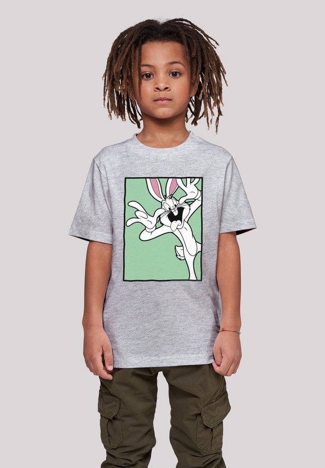 F4NT4STIC T-Shirt Looney Tunes Bugs Bunny Funny Face Print, Offiziell  lizenziertes Looney Tunes T-Shirt