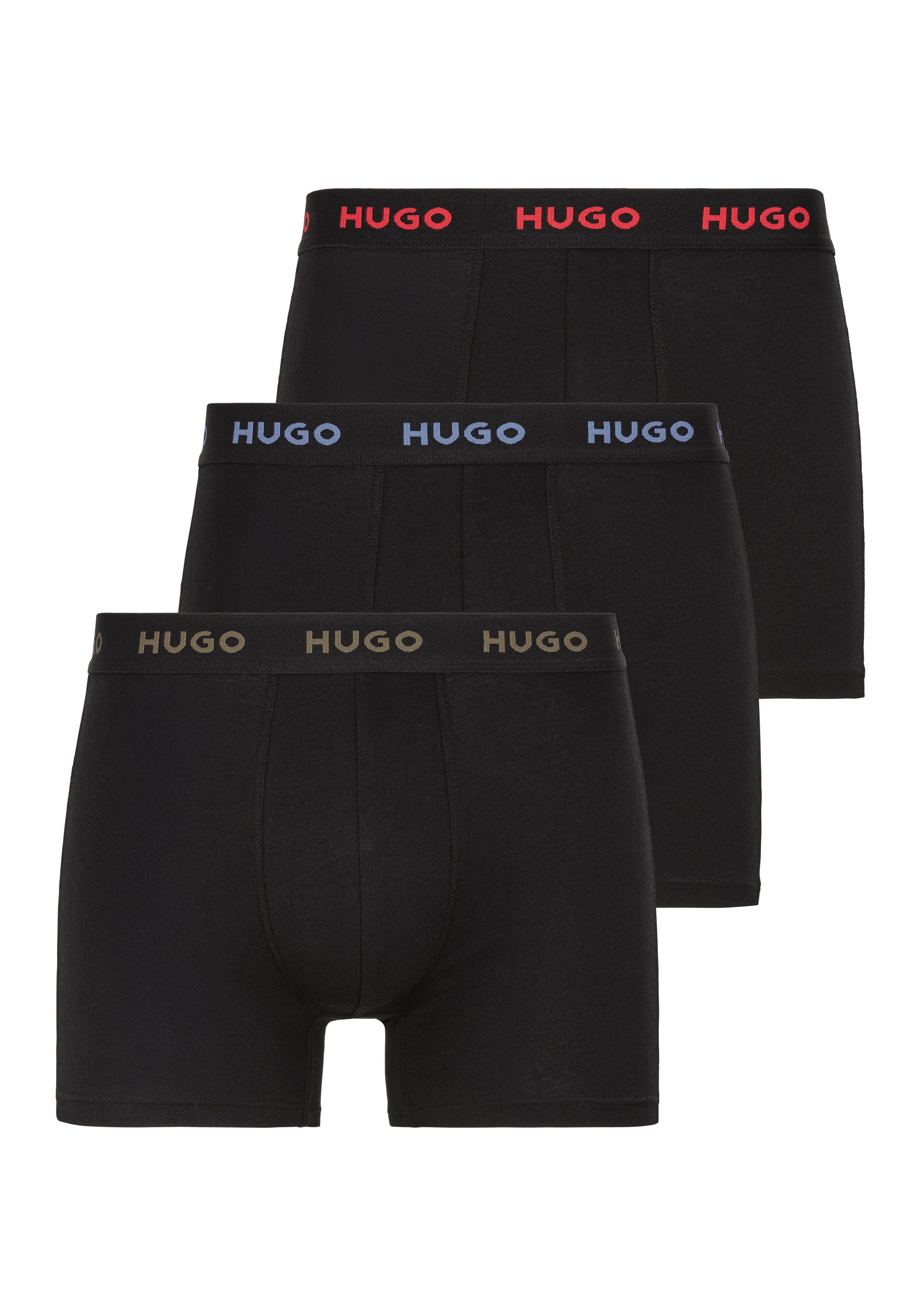 HUGO Boxer BOXERBR TRIPLE (Packung, 3-St., 3er) mit elastischem Bund günstig online kaufen