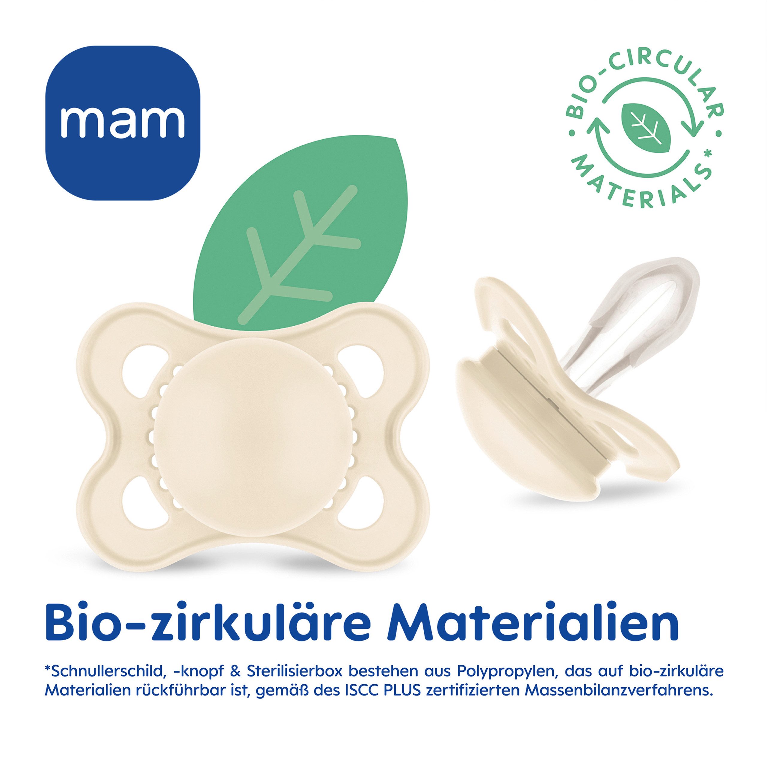 MAM Babyartikel Schnuller Original Winter Edition mit ovalem Silikon Sauger