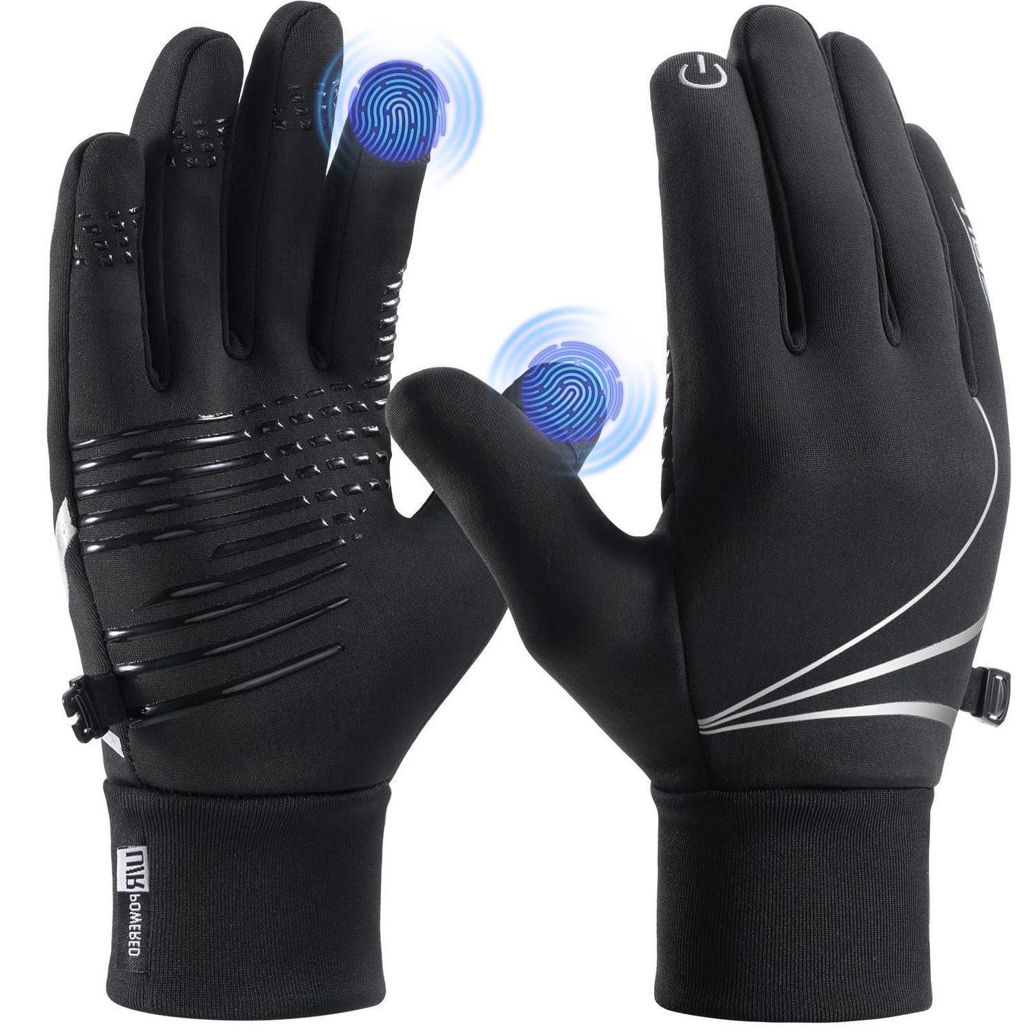 LuxusKollektion Multisporthandschuhe Fahrradhandschuhe Winter Warm Herren Damen (1-St)