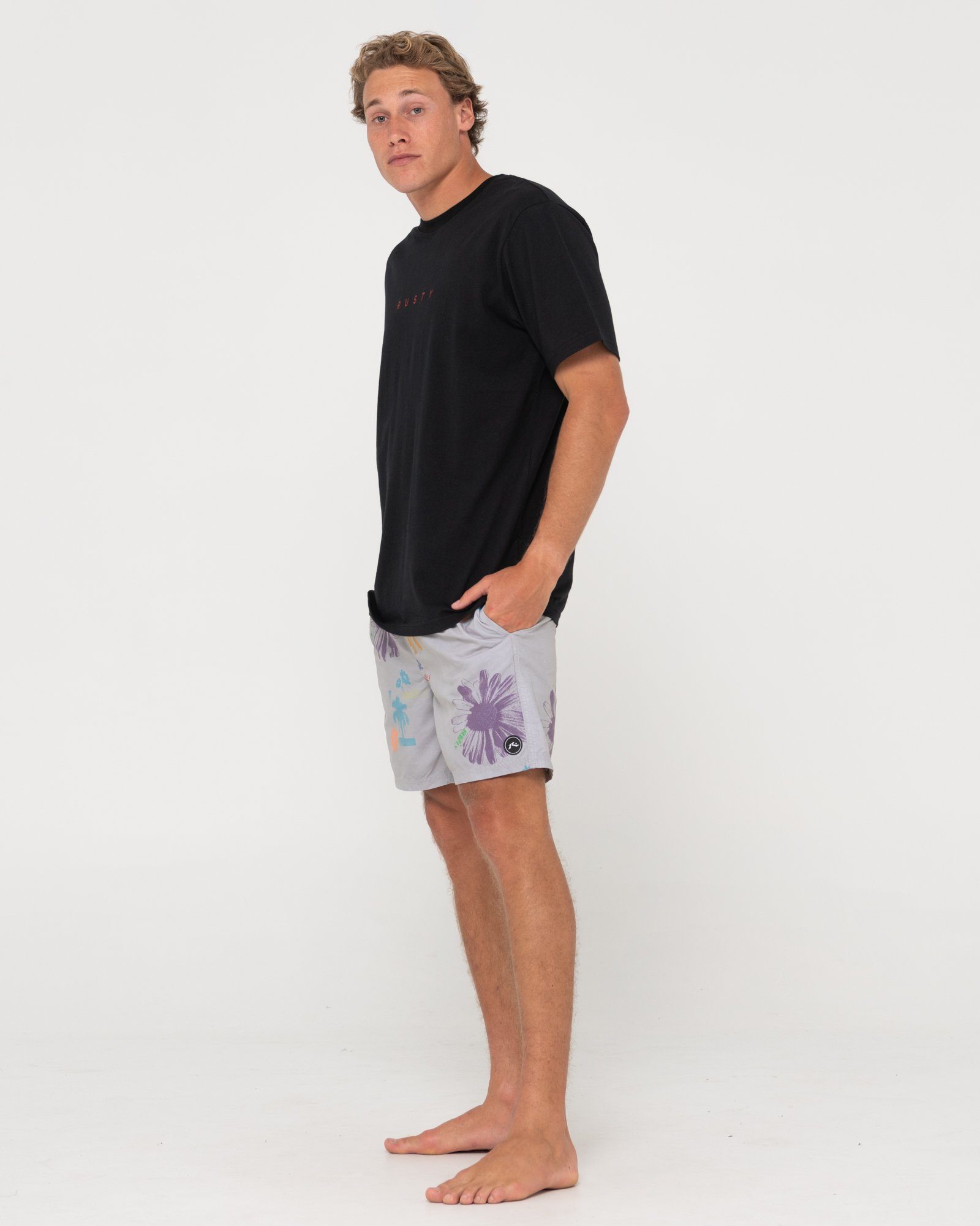 Rusty Boardshorts Electric Sax Boardshort Elastic