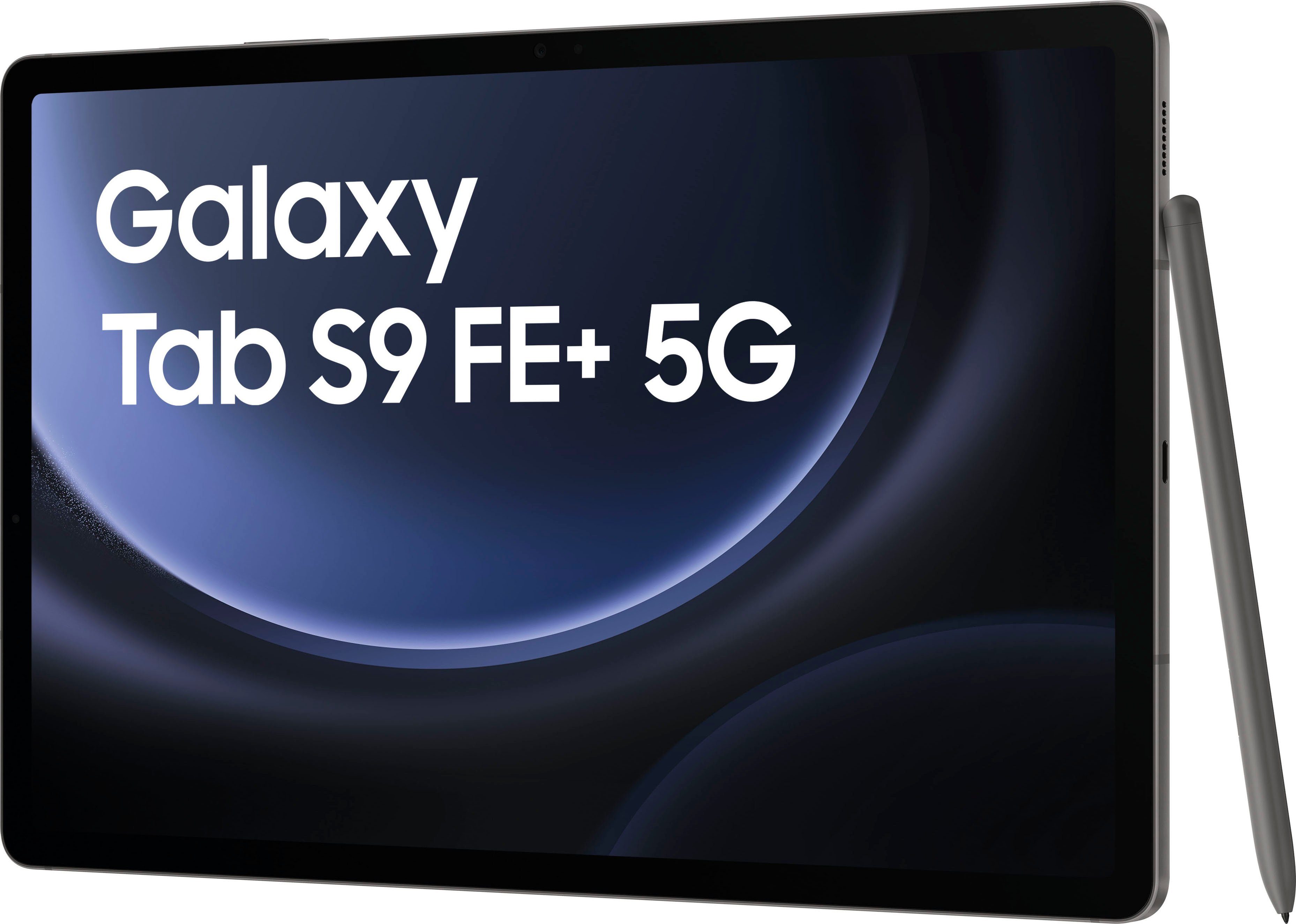 (12,4", S9 GB, Samsung Android,One UI,Knox, 128 FE+ grau Galaxy Tablet 5G) 5G Tab