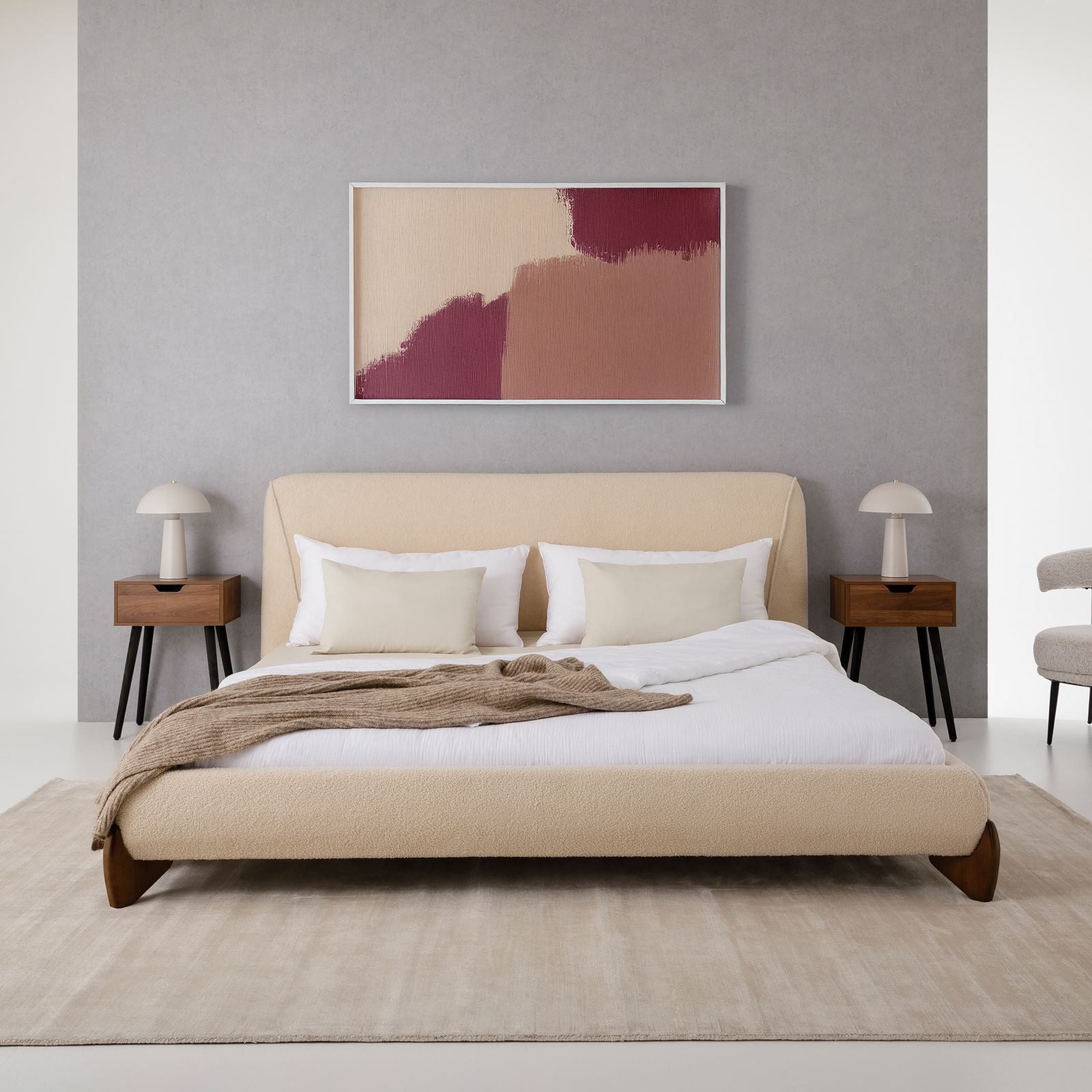 IDIMEX Polsterbett PATERNA, Doppelbett 180x200 cm mit Lattenrost und Polste günstig online kaufen