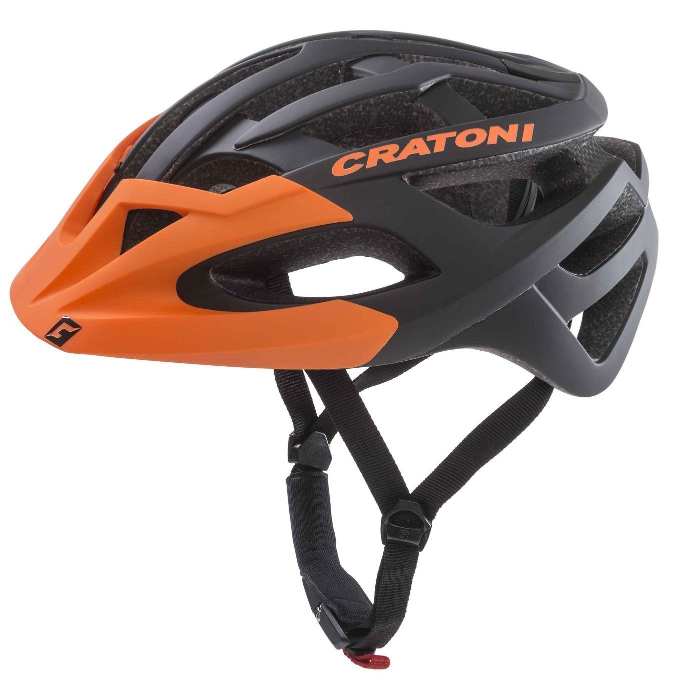 Cratoni Fahrradhelm C-Hawk schwarz/orange