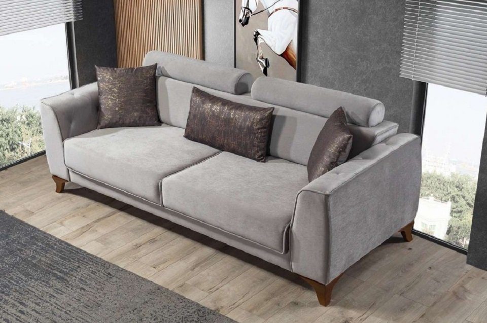 Sofa Modern JVmoebel Polster Sitz Möbel Sofas Neu Design Design 3 Sitzer Sofa, Stoff