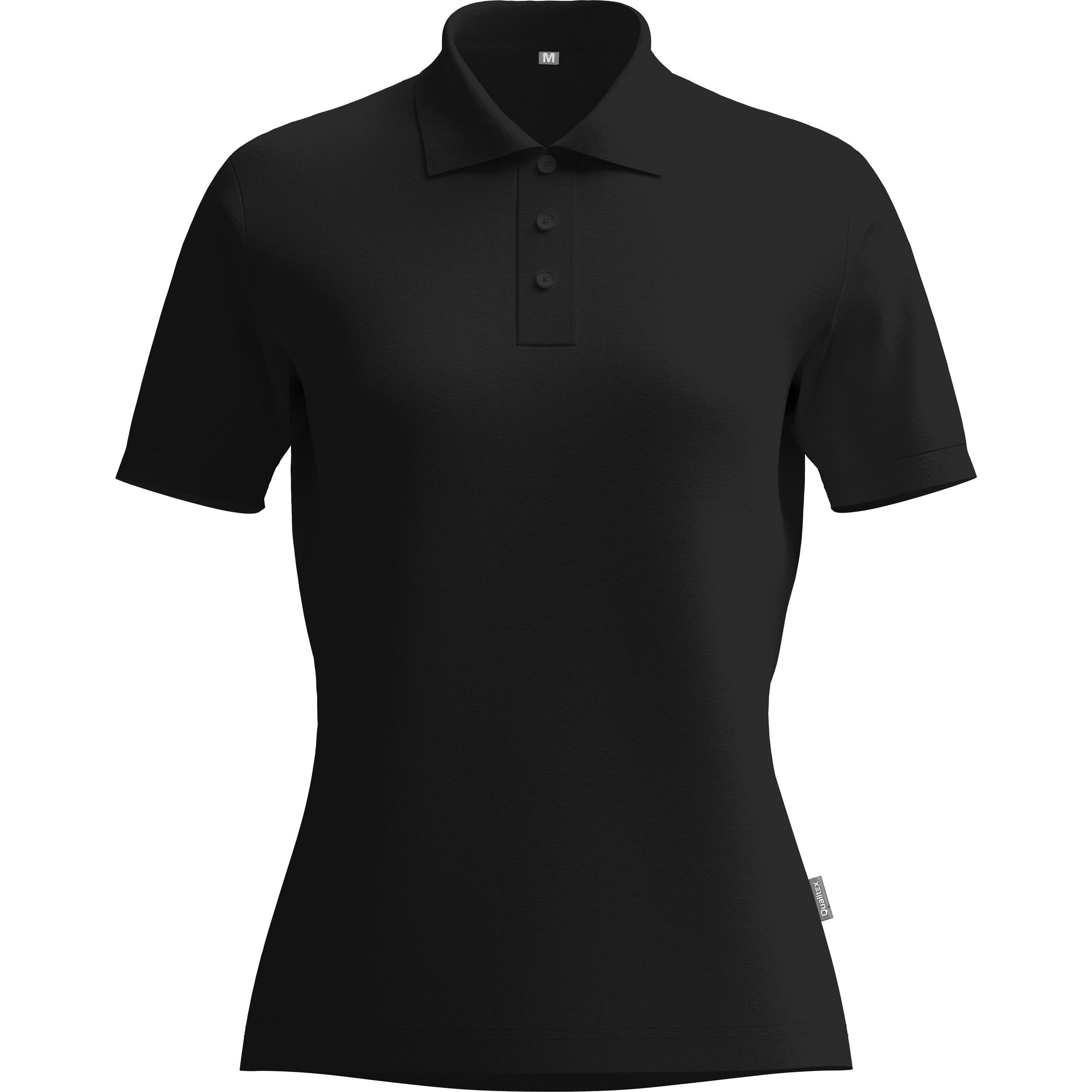 Qualitex Workwear Poloshirt Poloshirt Damen Kurzarm – atmungsaktiv & nachhaltig Polo Shirt (1-tlg) Damen Poloshirt kurzarm aus Tencel – bequem, robust & vielseitig