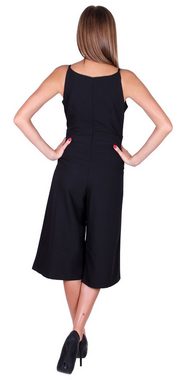 Sarcia.eu Culotte-Overall John Zack Schwarzer eleganter 3/4-Bein-Jumpsuit XL