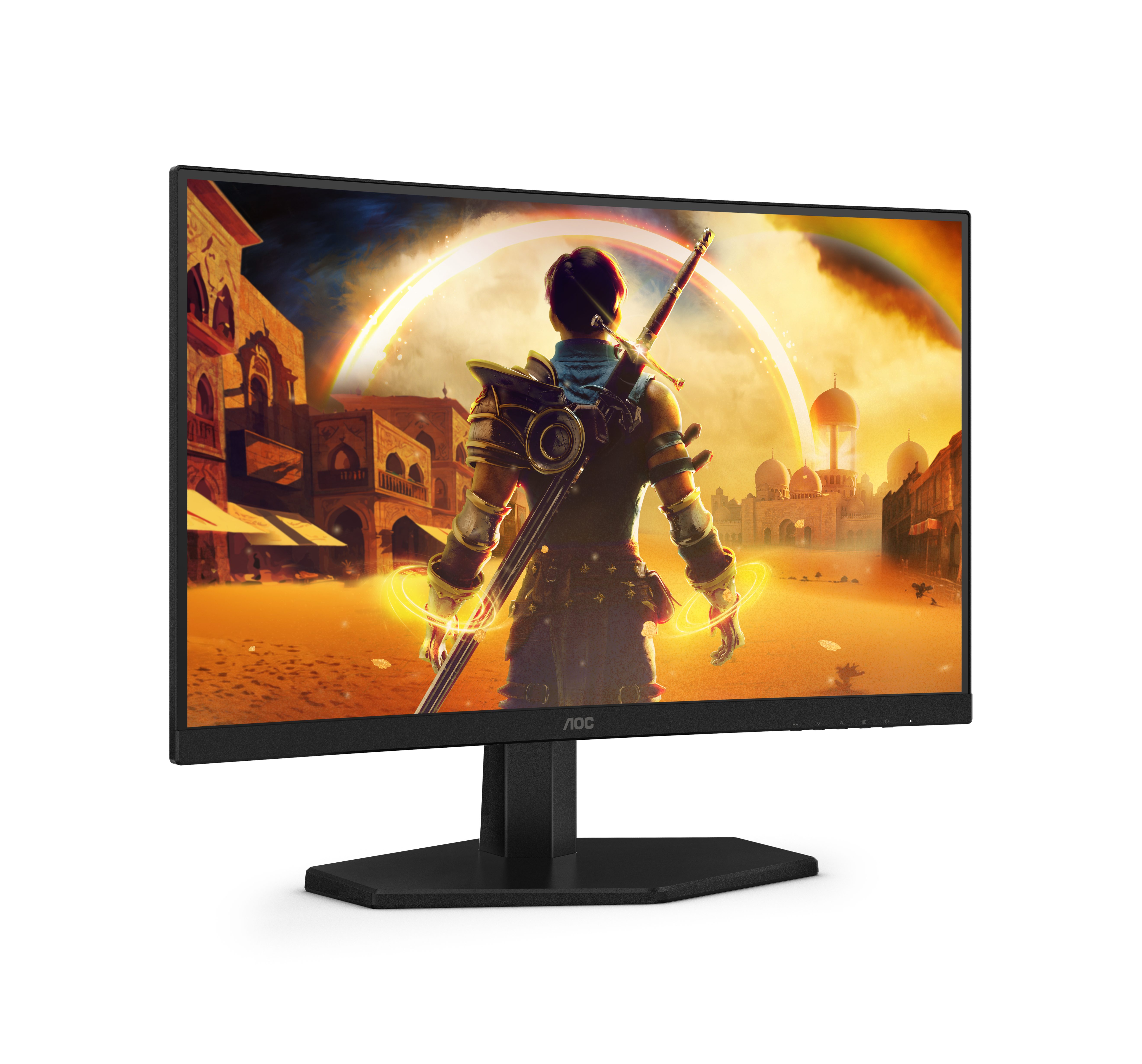 AOC C24G42E Gaming-Monitor (59,9 cm/23,6 ", 1920 x 1080 px, FHD, 0,5 ms Reaktionszeit, 180 Hz, VA LED, neigbar, 2x 2W Lautsprecher, Flicker-Free, Low Blue Light)