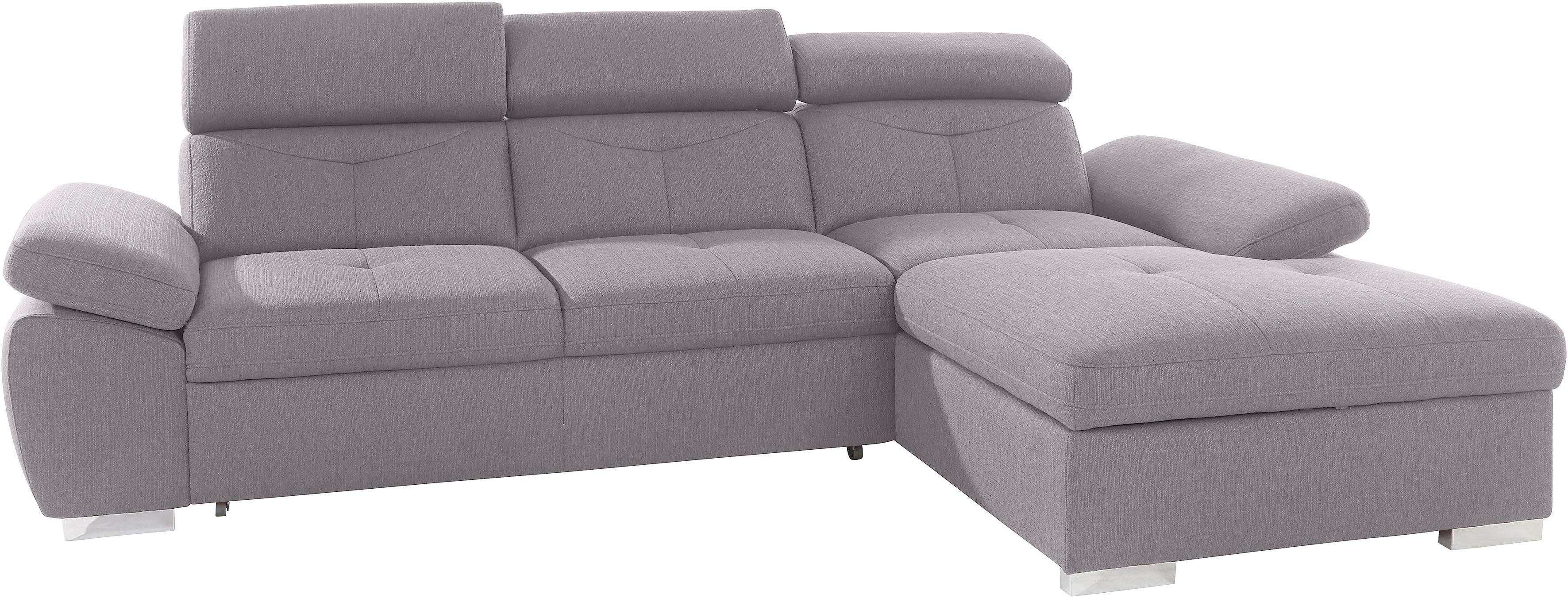 exxpo - sofa fashion Ecksofa "Spring, super bequem, mit Armteil- und Kopfte günstig online kaufen
