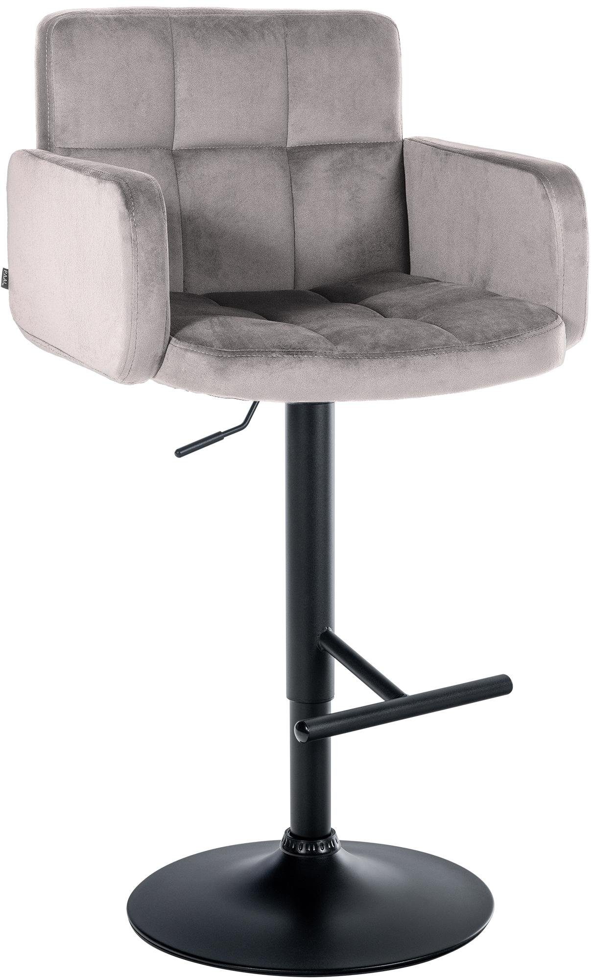 CLP Barhocker Los Angeles Samt, höhenverstellbar und drehbar günstig online kaufen