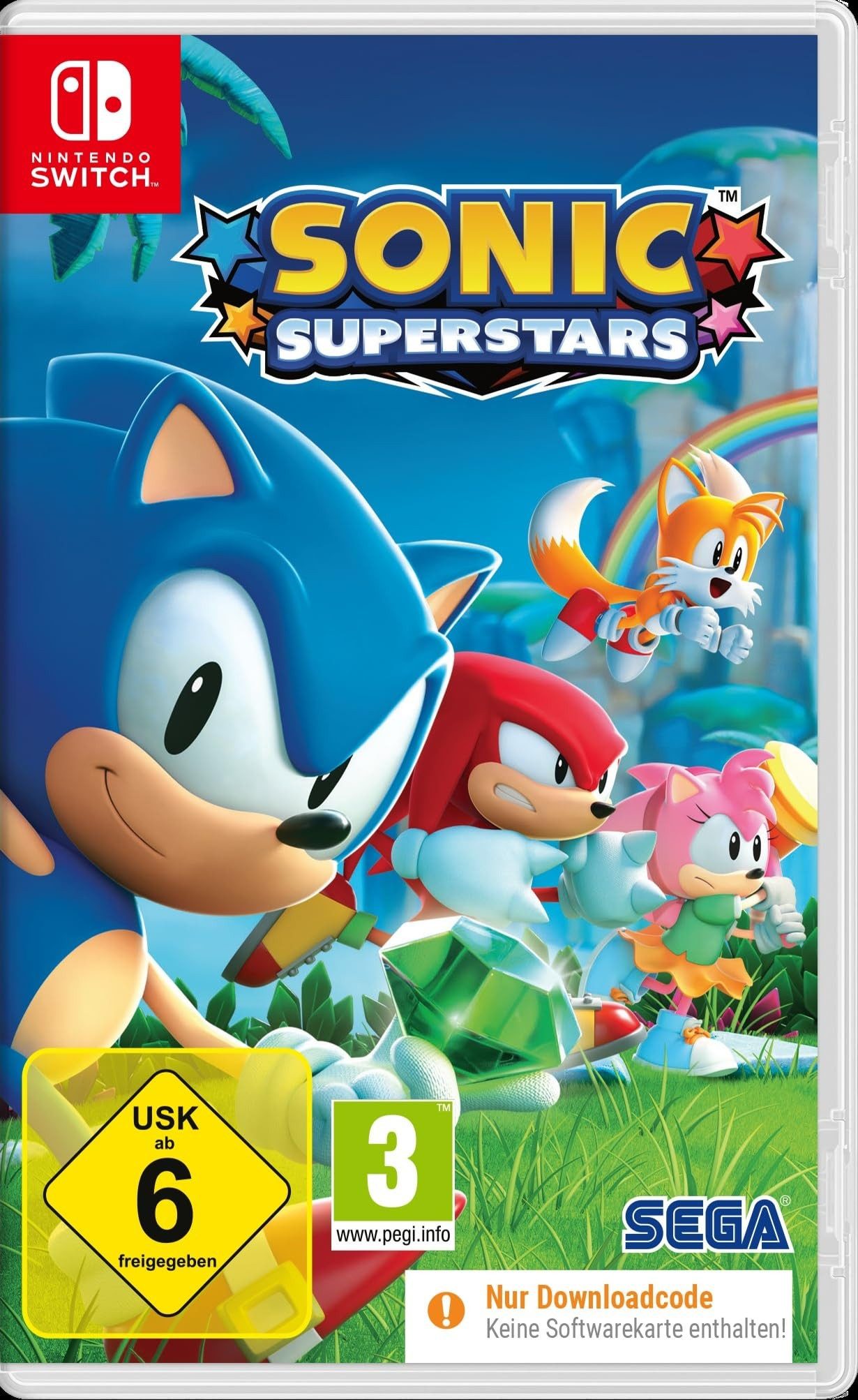 Sonic Superstars - Nintendo Switch - Code in a Box (Code in a Box), Nintendo Switch